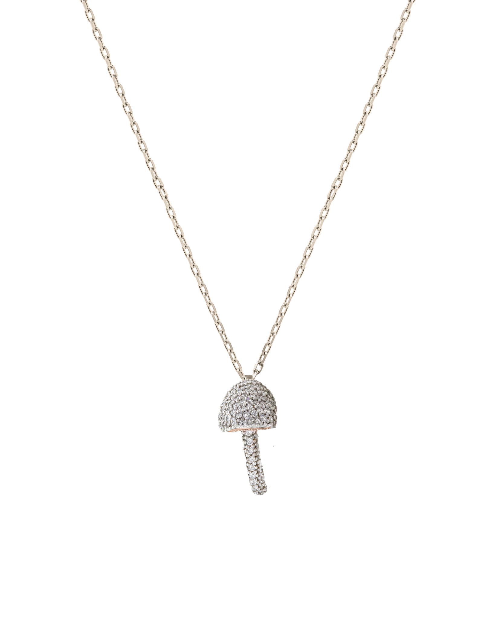 FUNGI Conica Single Charm Diamond Necklace