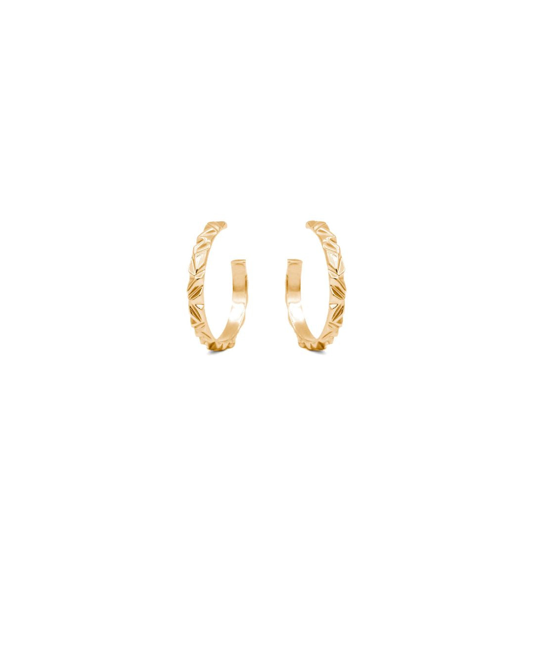 MIRROR 18K Macro Hoop Earrings