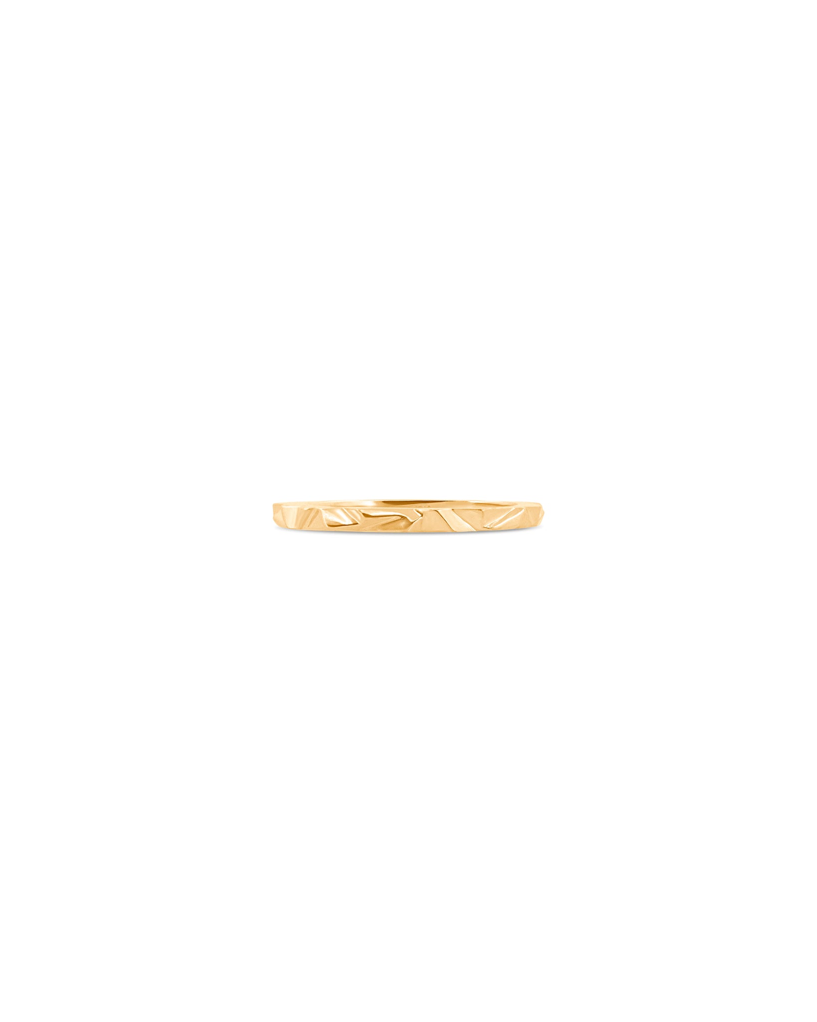MIRROR 18K Gold Ring Nano