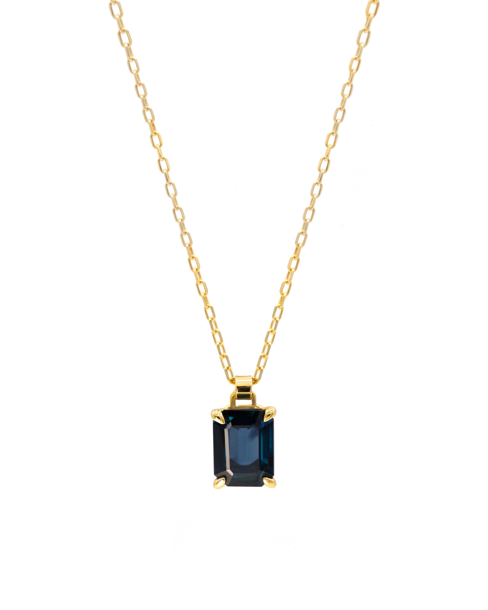 MIRROR Gemstone 18K Pendant Necklace
