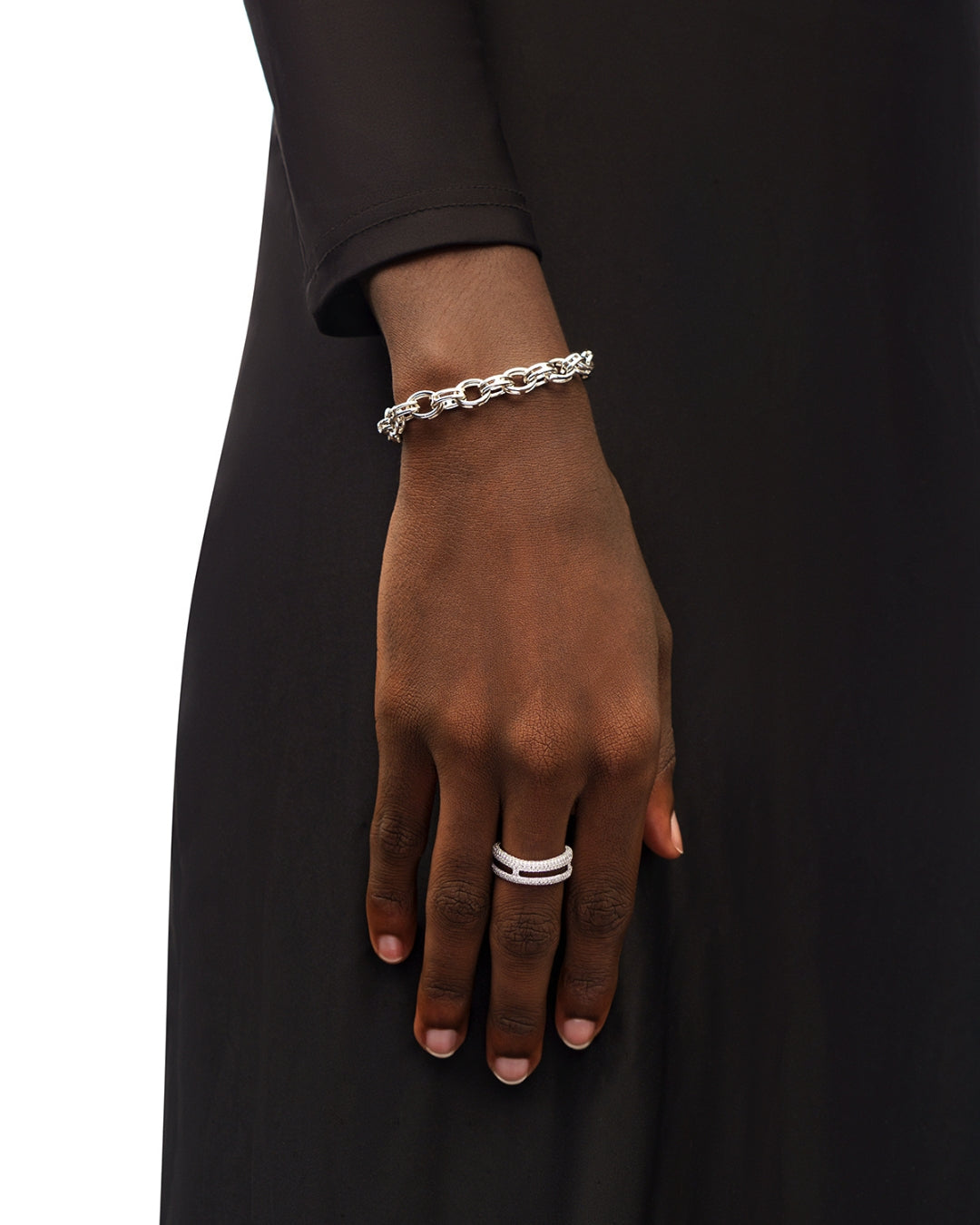 Frame Nano Link Sterling Silver Bracelet – Bernard James