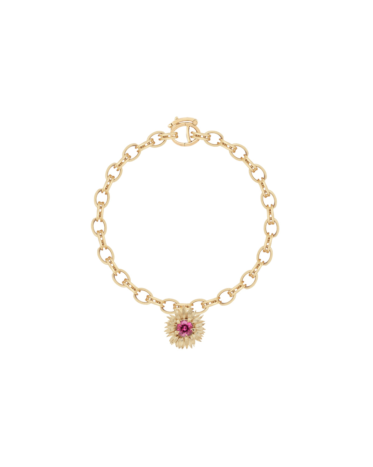 Flora Maxi Sunflower Birthstone Bracelet