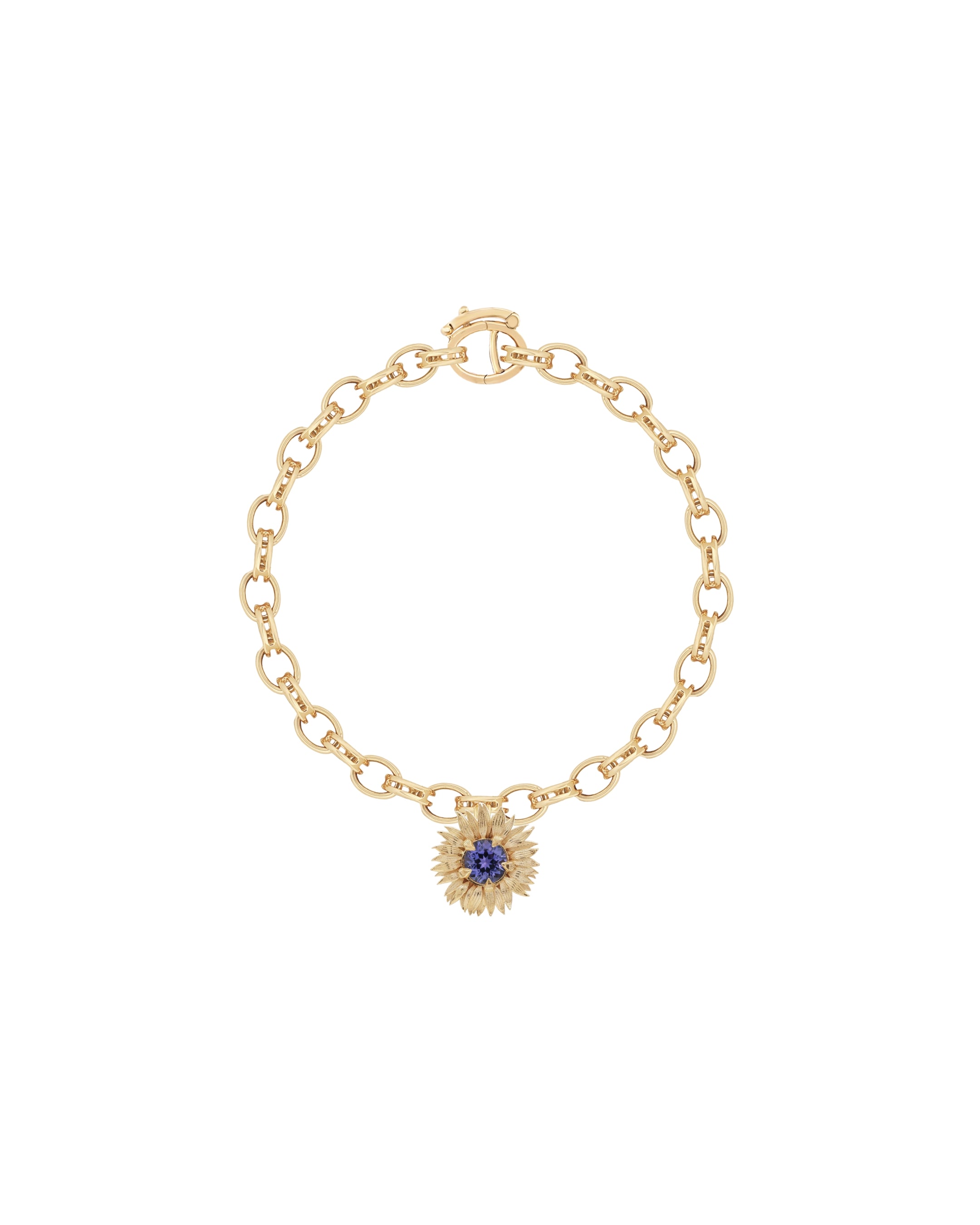 Flora Maxi Sunflower Birthstone Bracelet