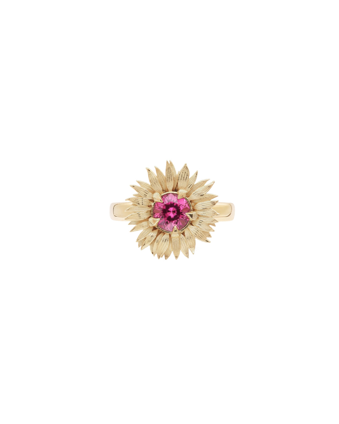 Flora Maxi Sunflower Birthstone Ring