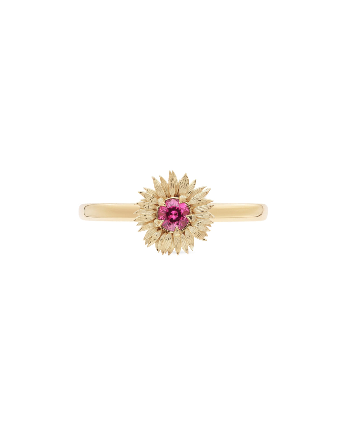 Flora Sunflower Birthstone Ring