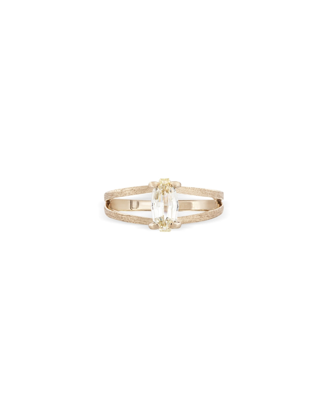 Fancy Light Yellow Diamond White Gold Ring