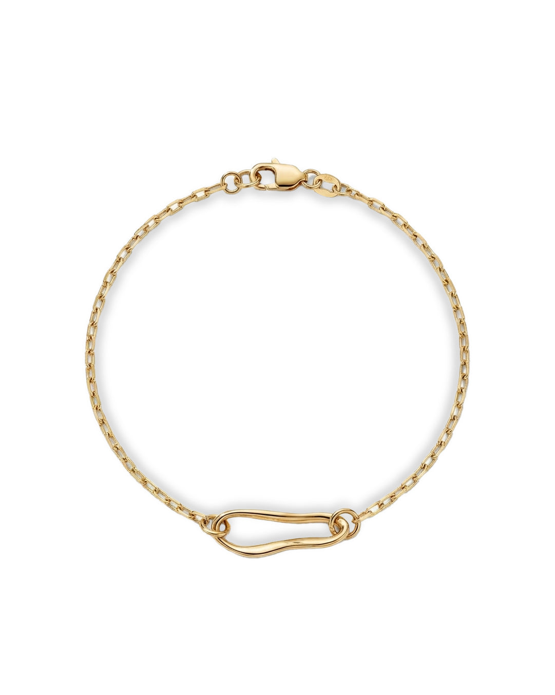 Crushed Nano B Link Bracelet