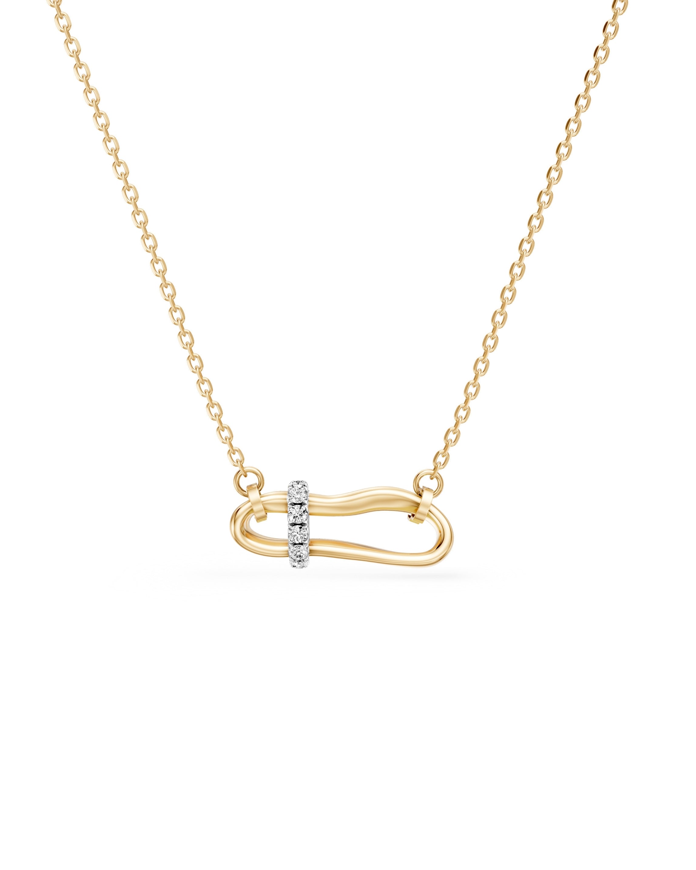 Crushed Cinch Nano Diamond Necklace