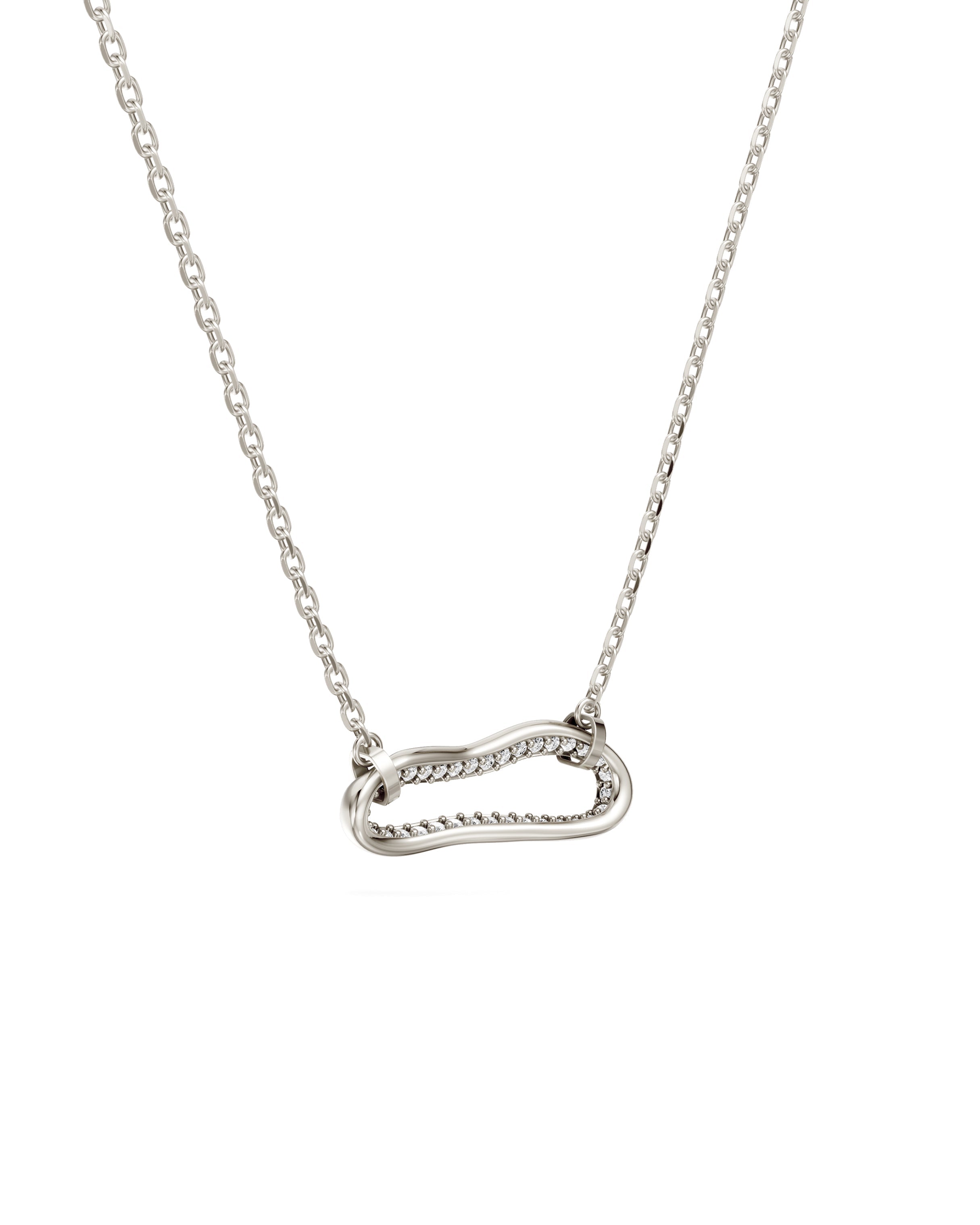 Crushed Peek Nano Diamond Necklace