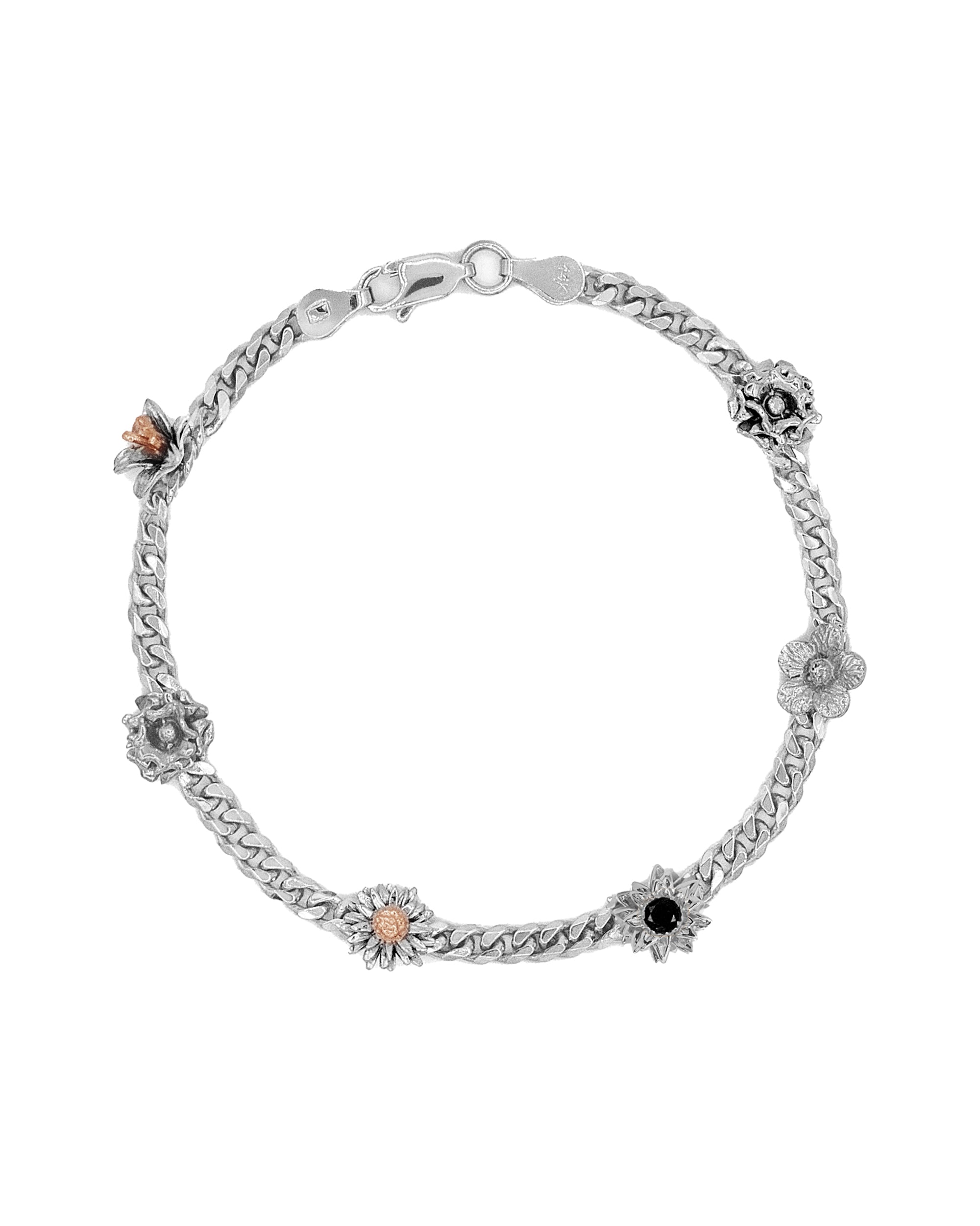 Flora Second Edition Sterling Silver Curb Bracelet