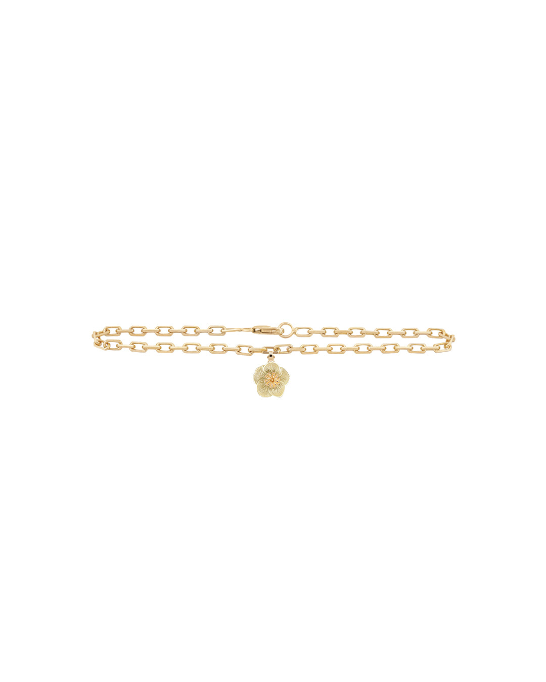 Flora Hellebore Charm Bracelet