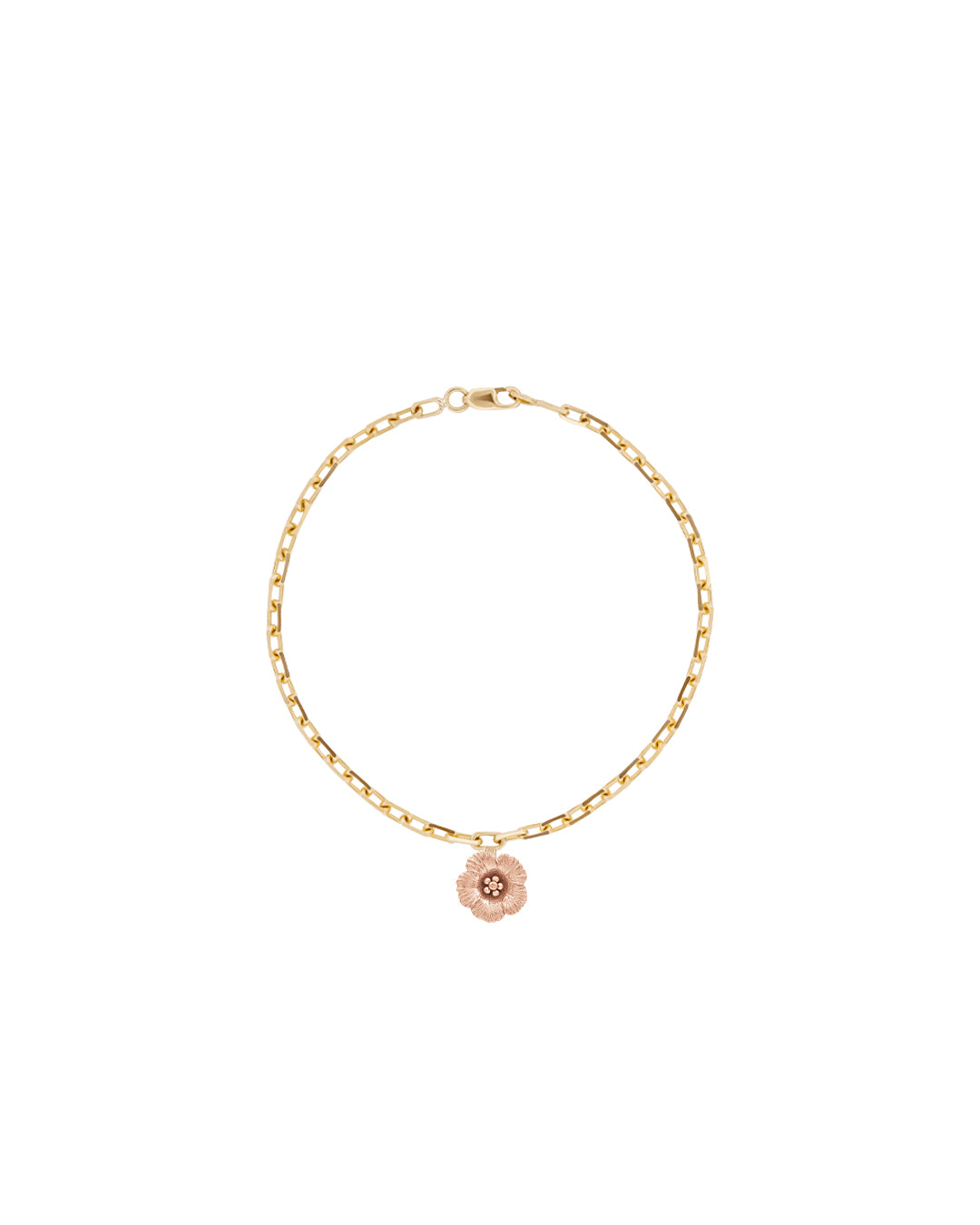 Flora Petunia Charm Bracelet