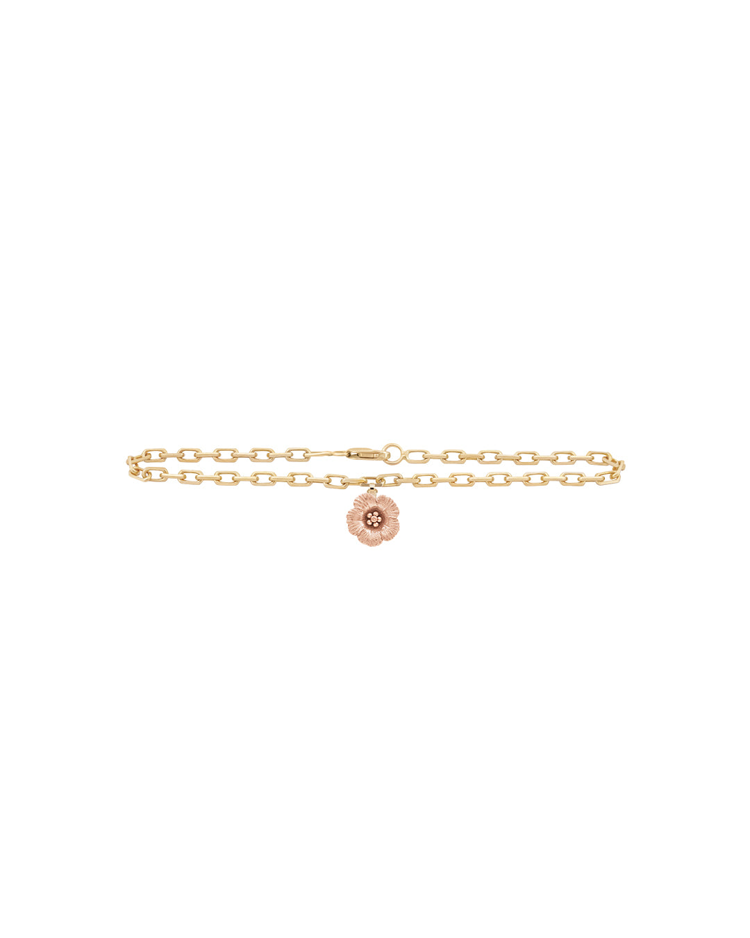 Flora Petunia Charm Bracelet