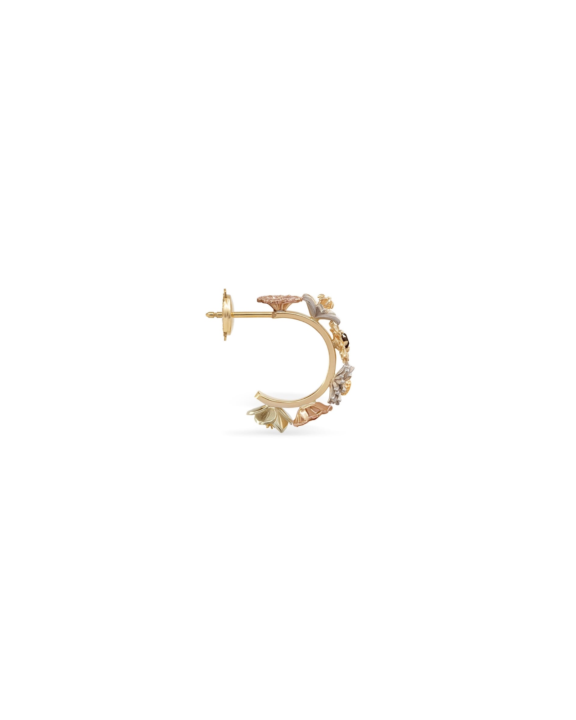 Flora Mini Hoop Earrings