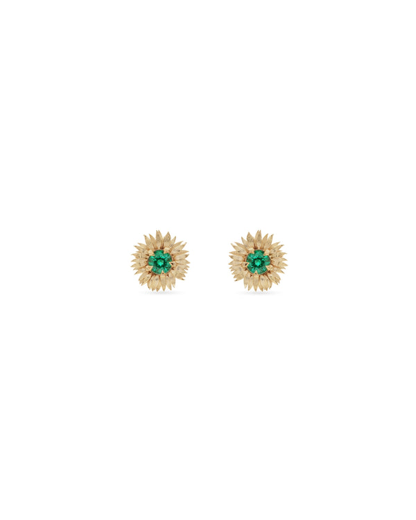 Sunflower Birthstone Stud Earrings – Limited Edition