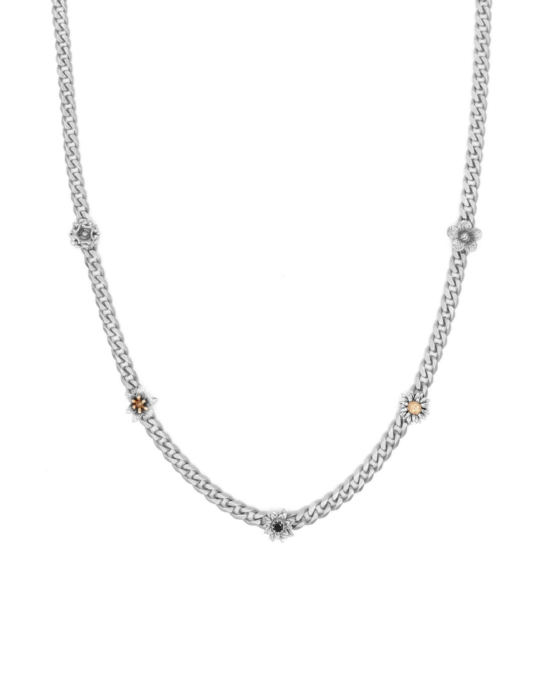 Flora First Edition Sterling Silver Curb Necklace