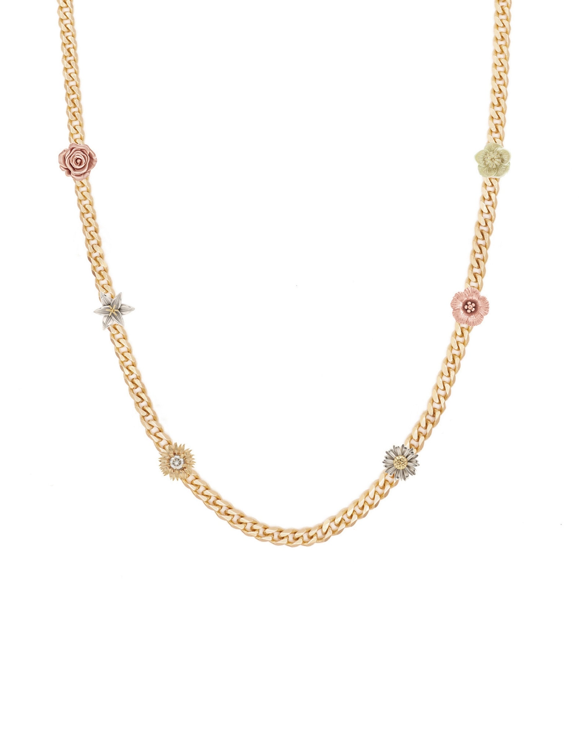 Flora Curb Necklace