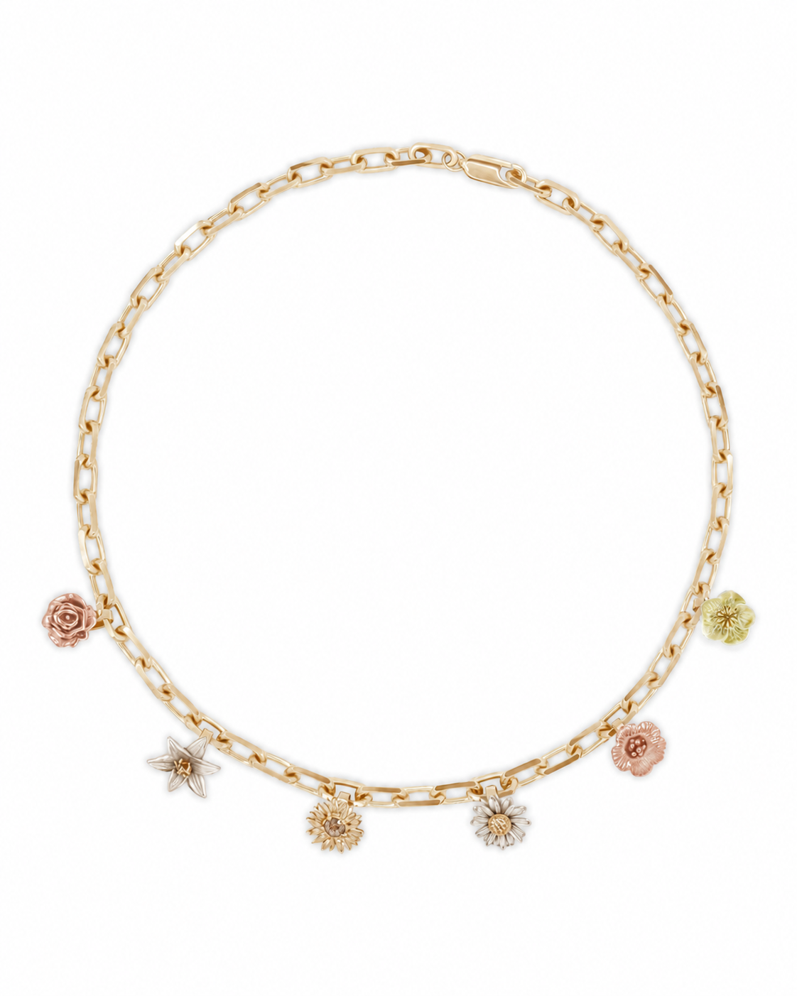 Flora Maxi Multi-Charm Necklace