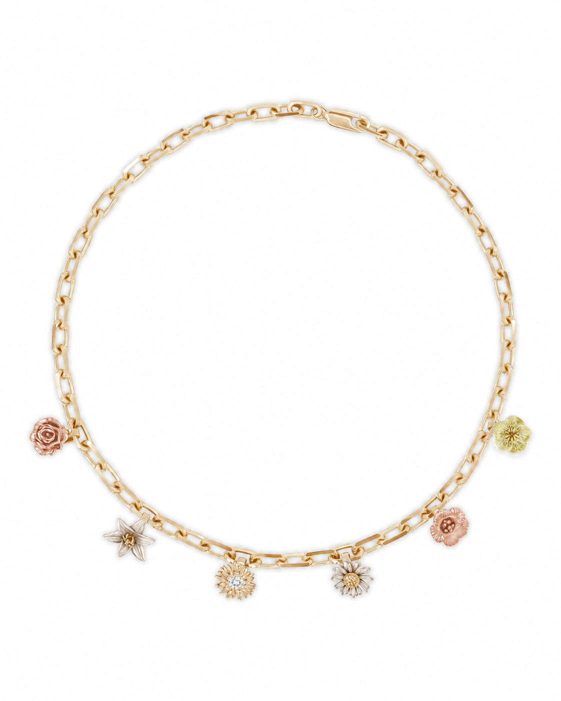 Flora Maxi Multi-Charm Necklace