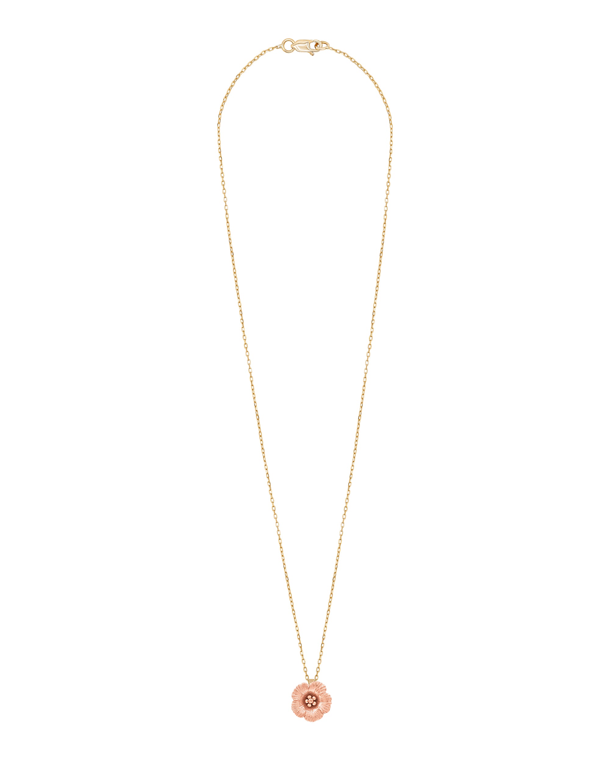 Maxi Petunia Gold Necklace