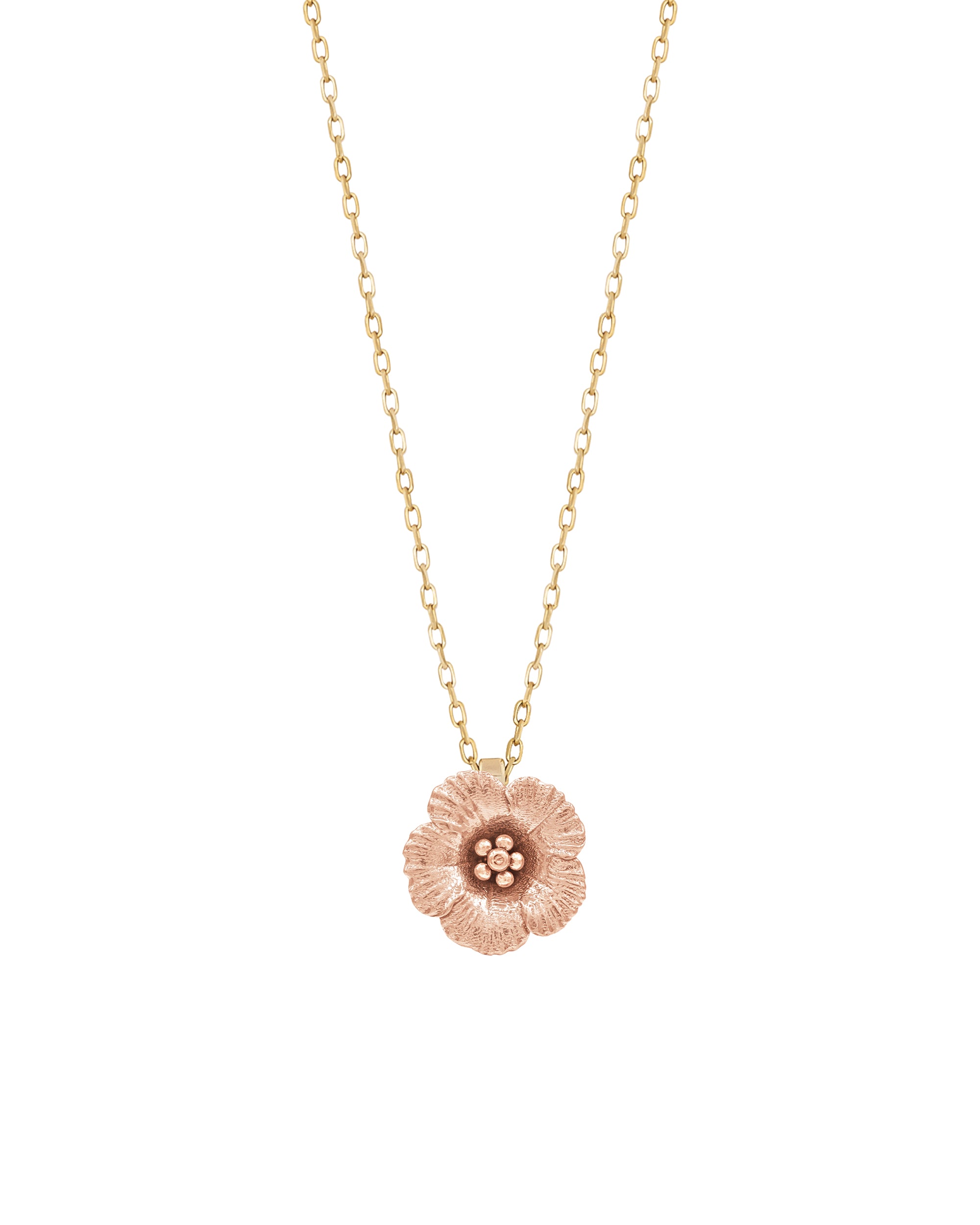 Maxi Petunia Gold Necklace