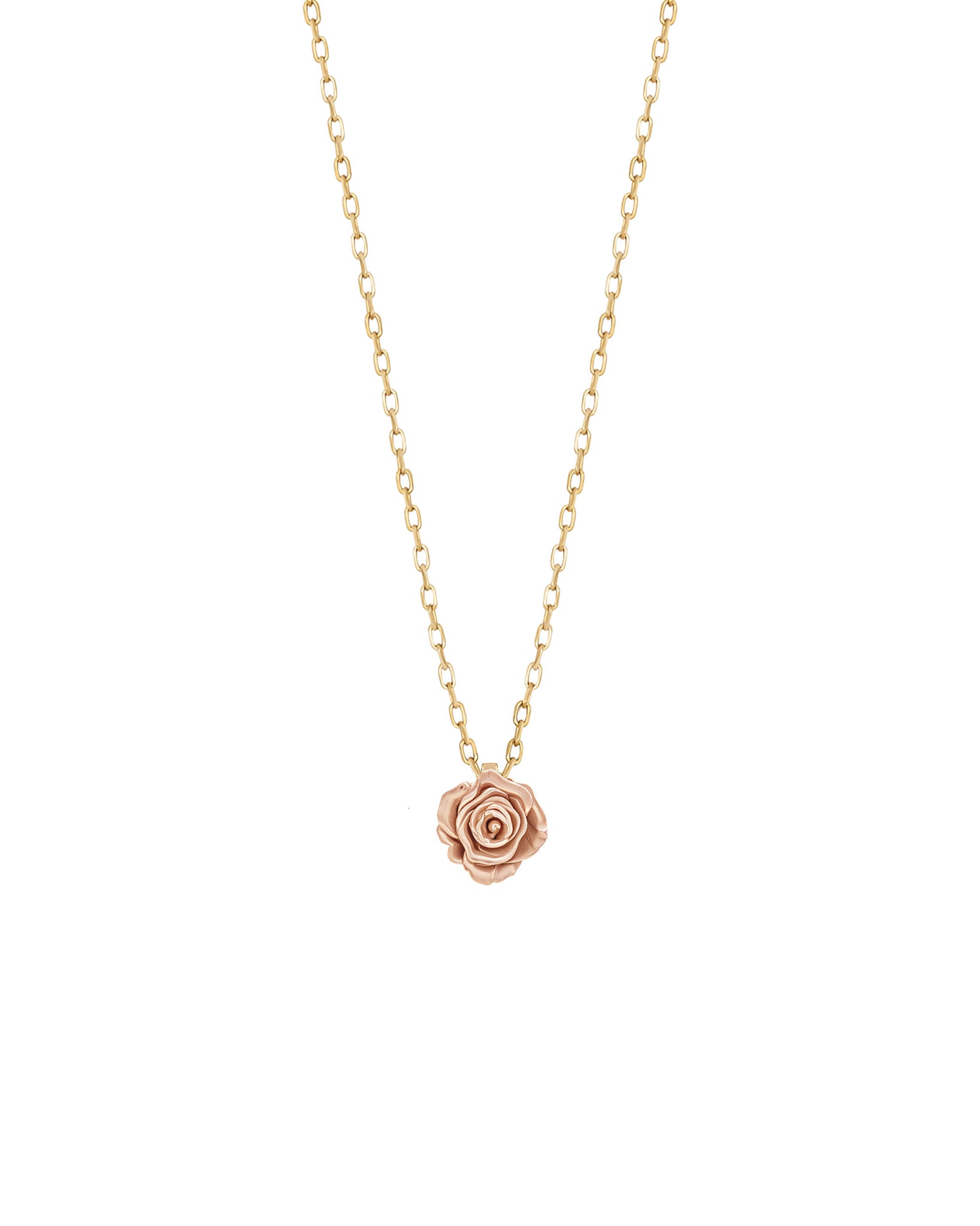 FLORA 14K Rose Necklace
