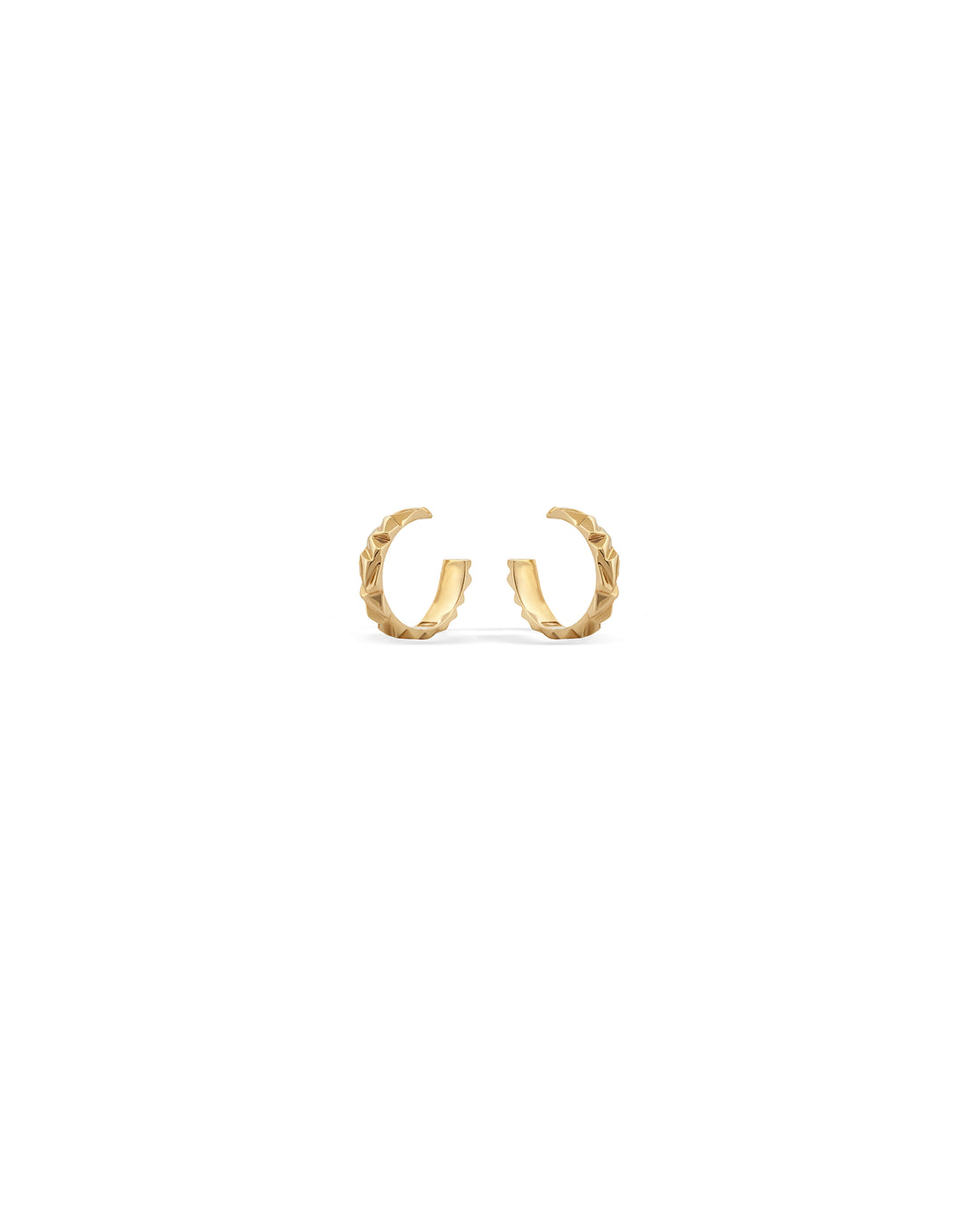 Mirror Micro Hoop Earrings