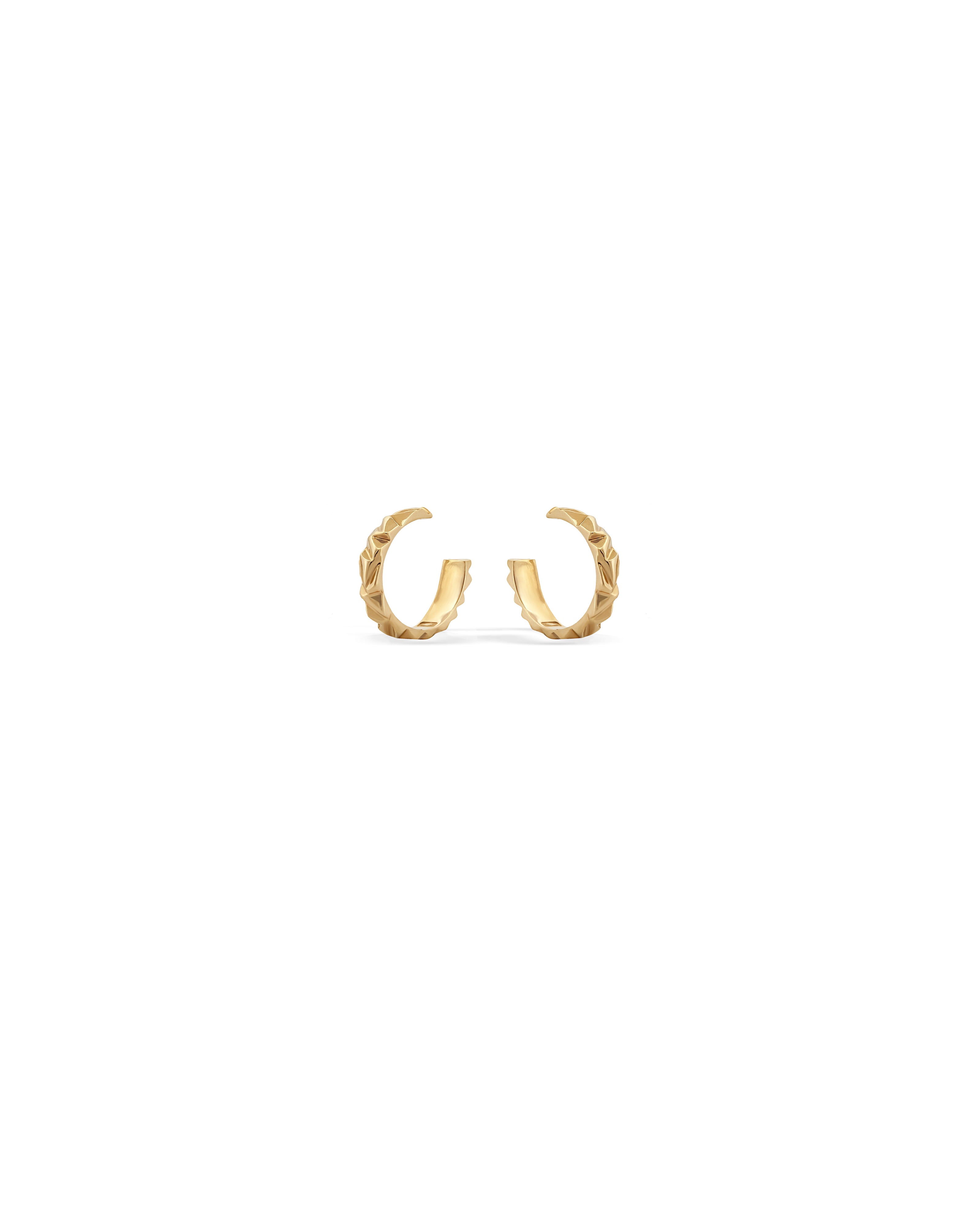 Mirror Micro Hoop Earrings