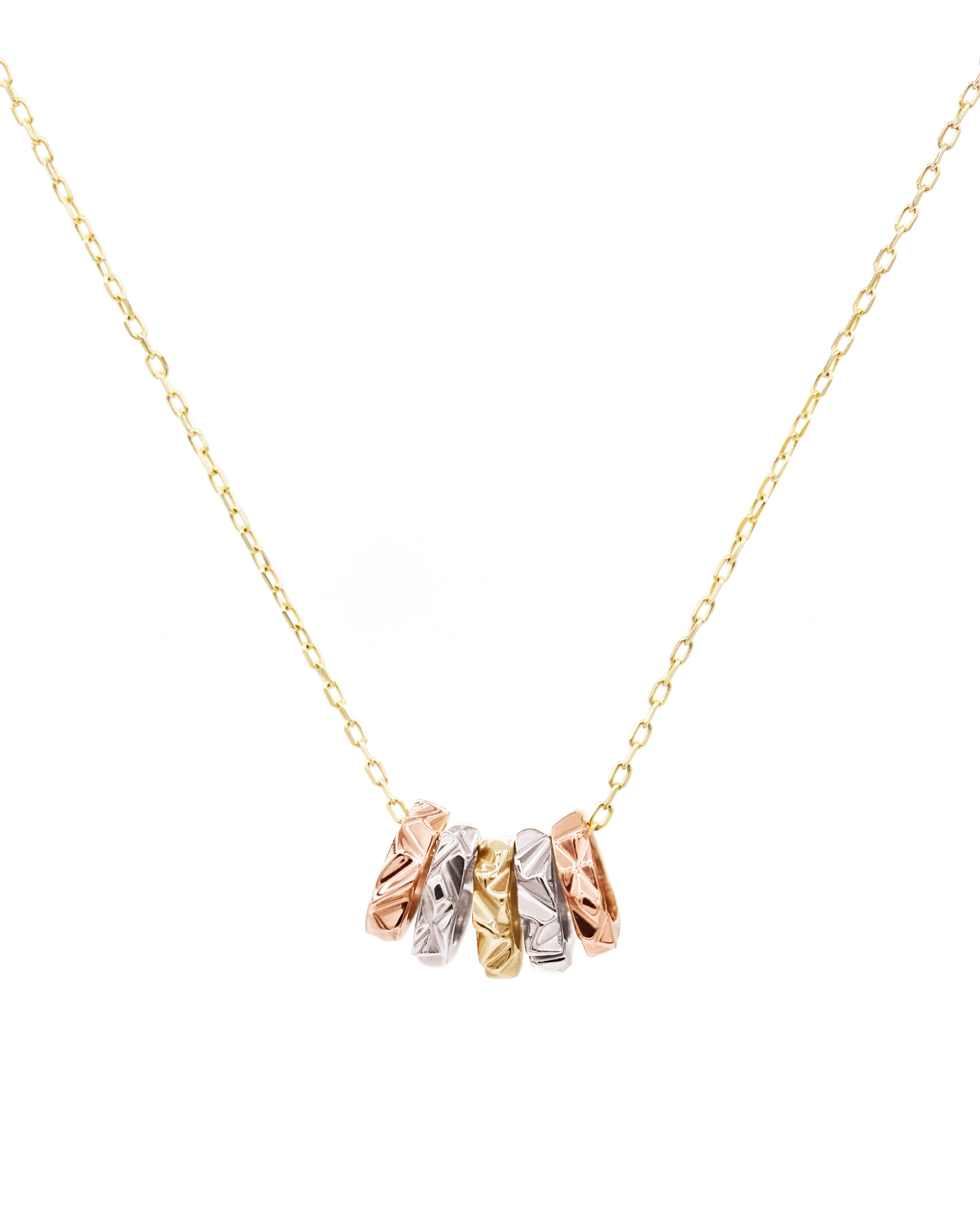 Mirror 18k Gold Charm Necklace