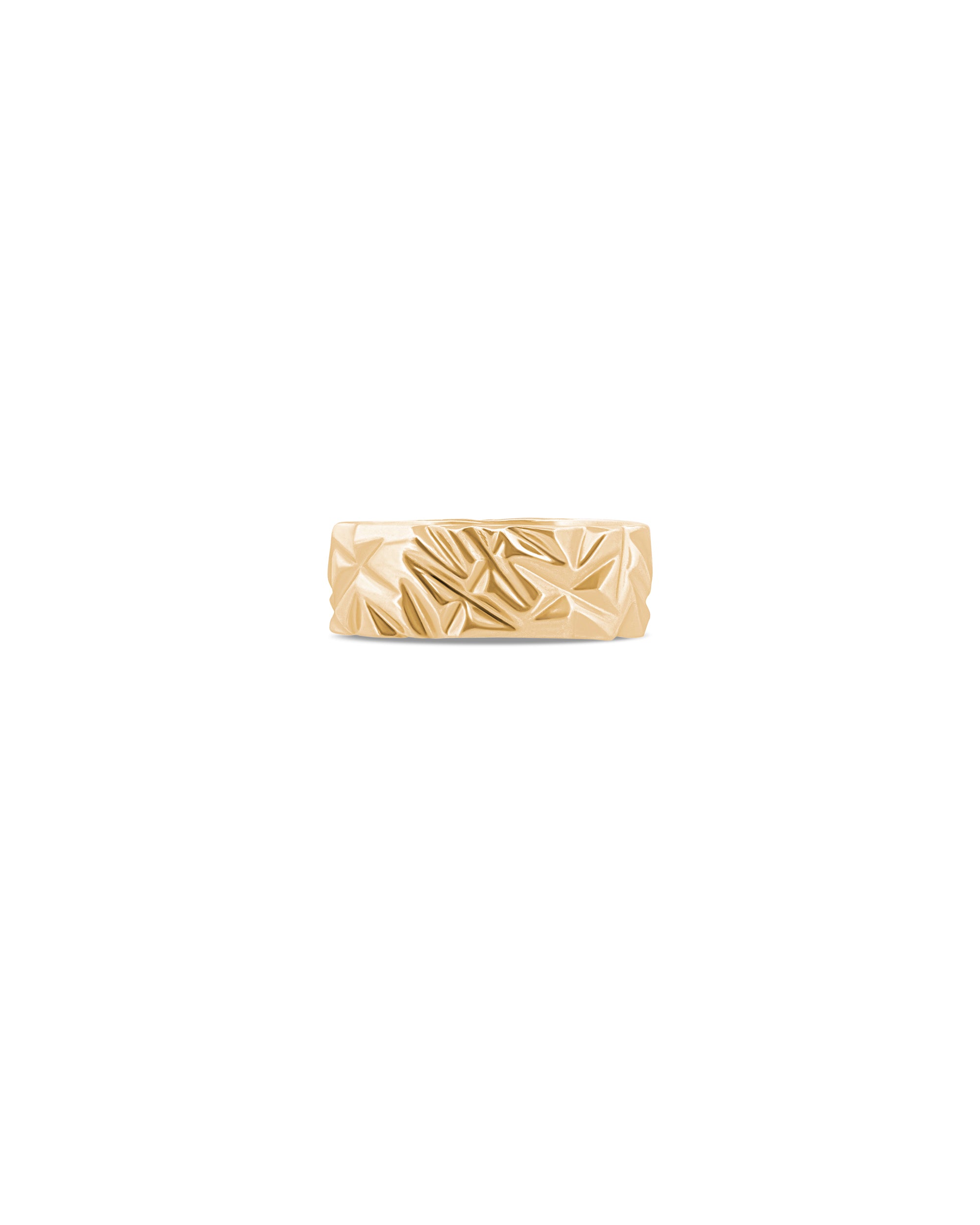Mirror Macro 18k Gold Ring