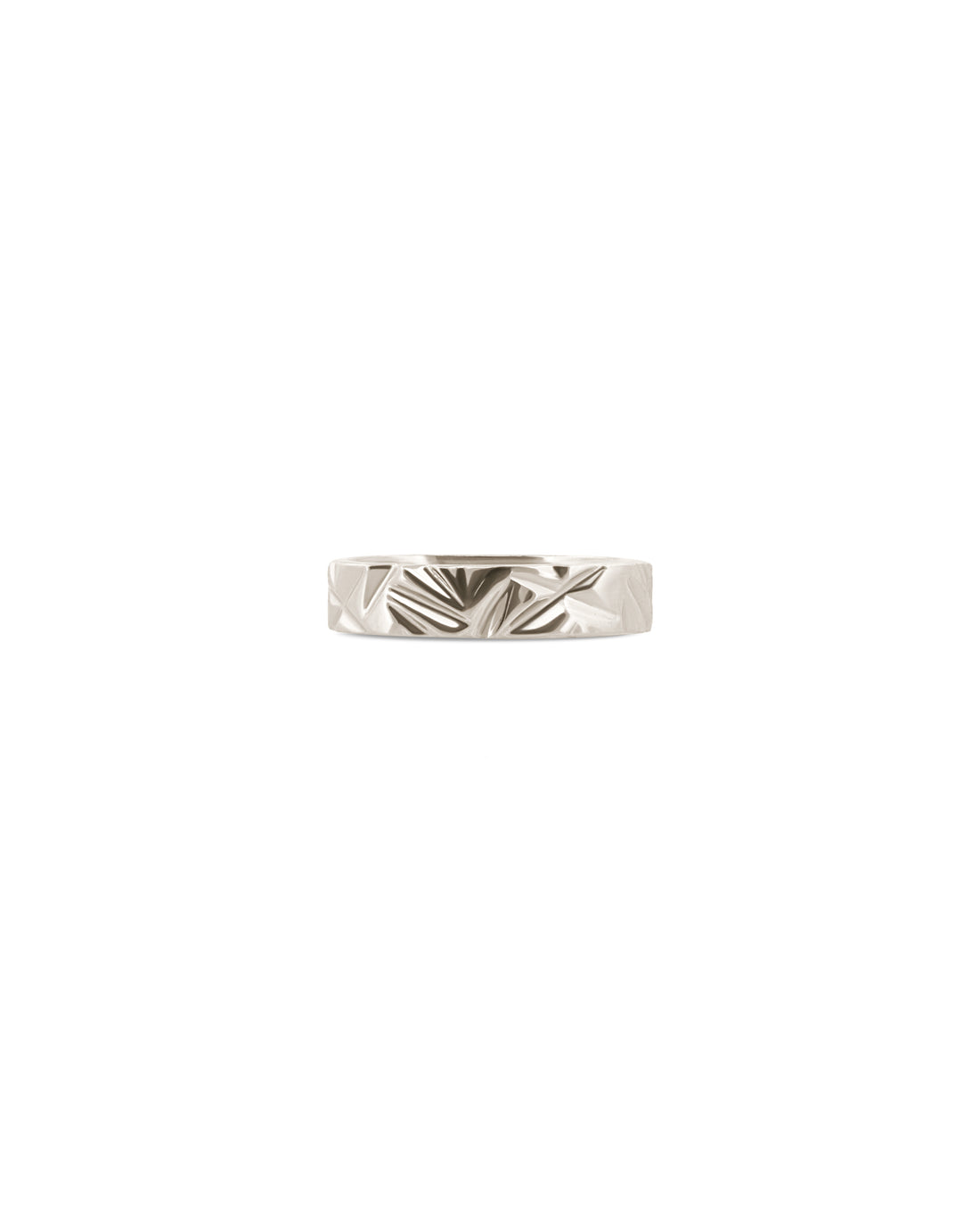 Mirror Midi Sterling Silver Ring