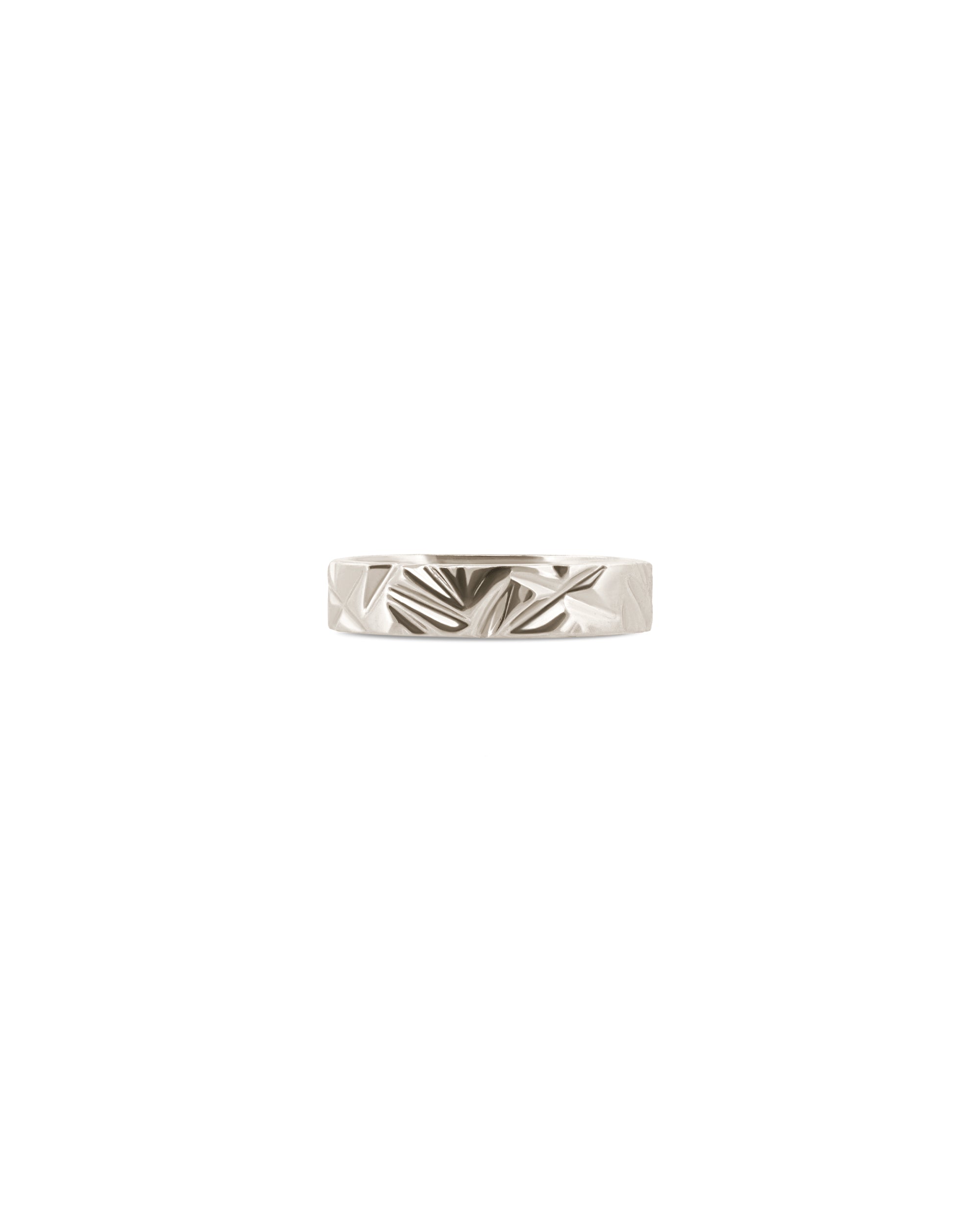 Mirror Midi Sterling Silver Ring