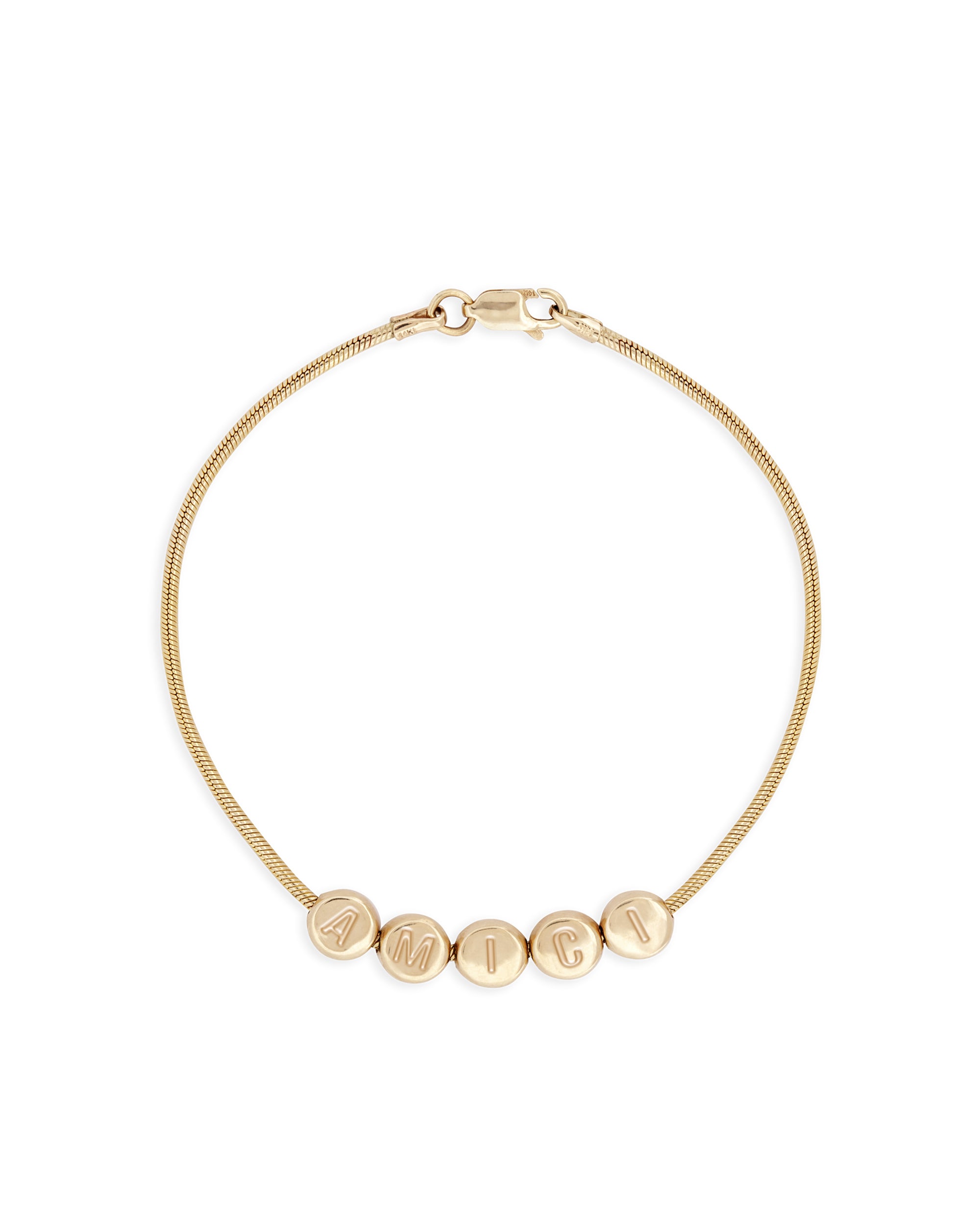 AMICI 14k Friendship Bracelet