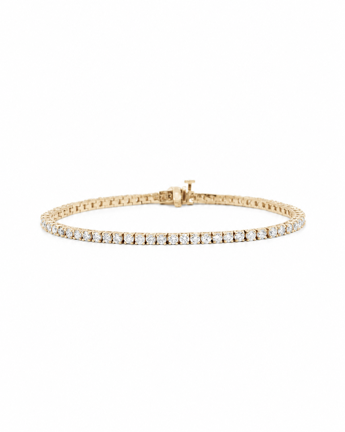 Aura White Diamond Tennis Bracelet - 5pt