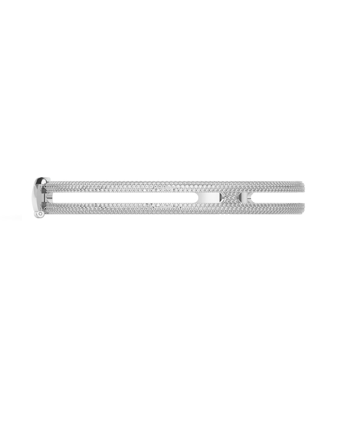 Frame Pavé Diamond Bangle