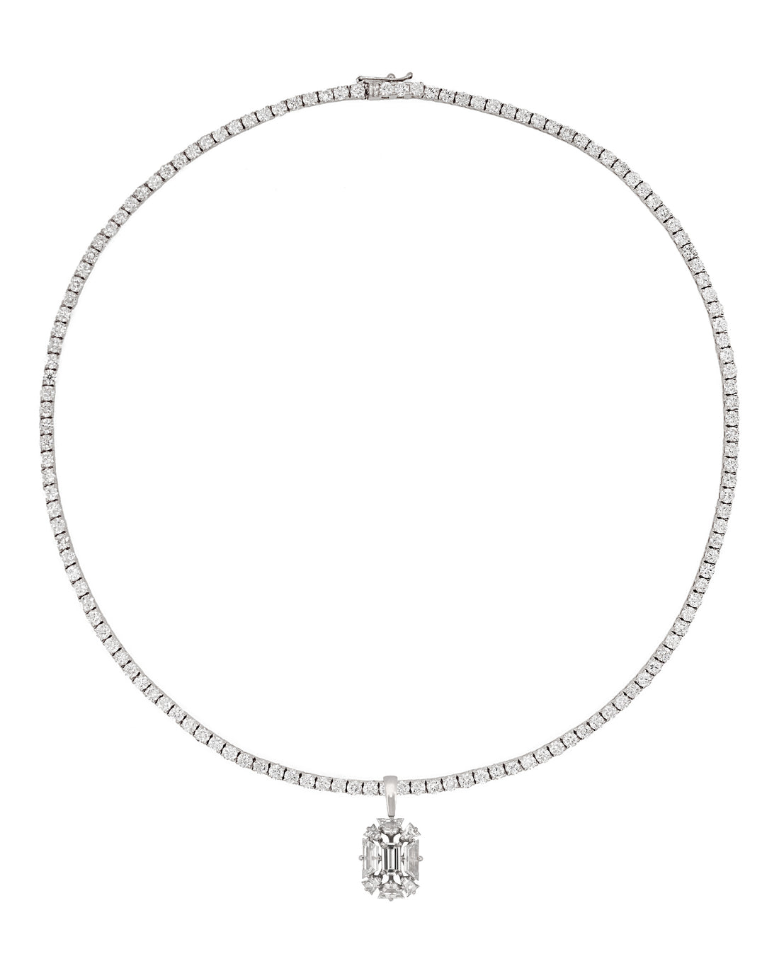 Process Anatomy Diamond Tennis Necklace