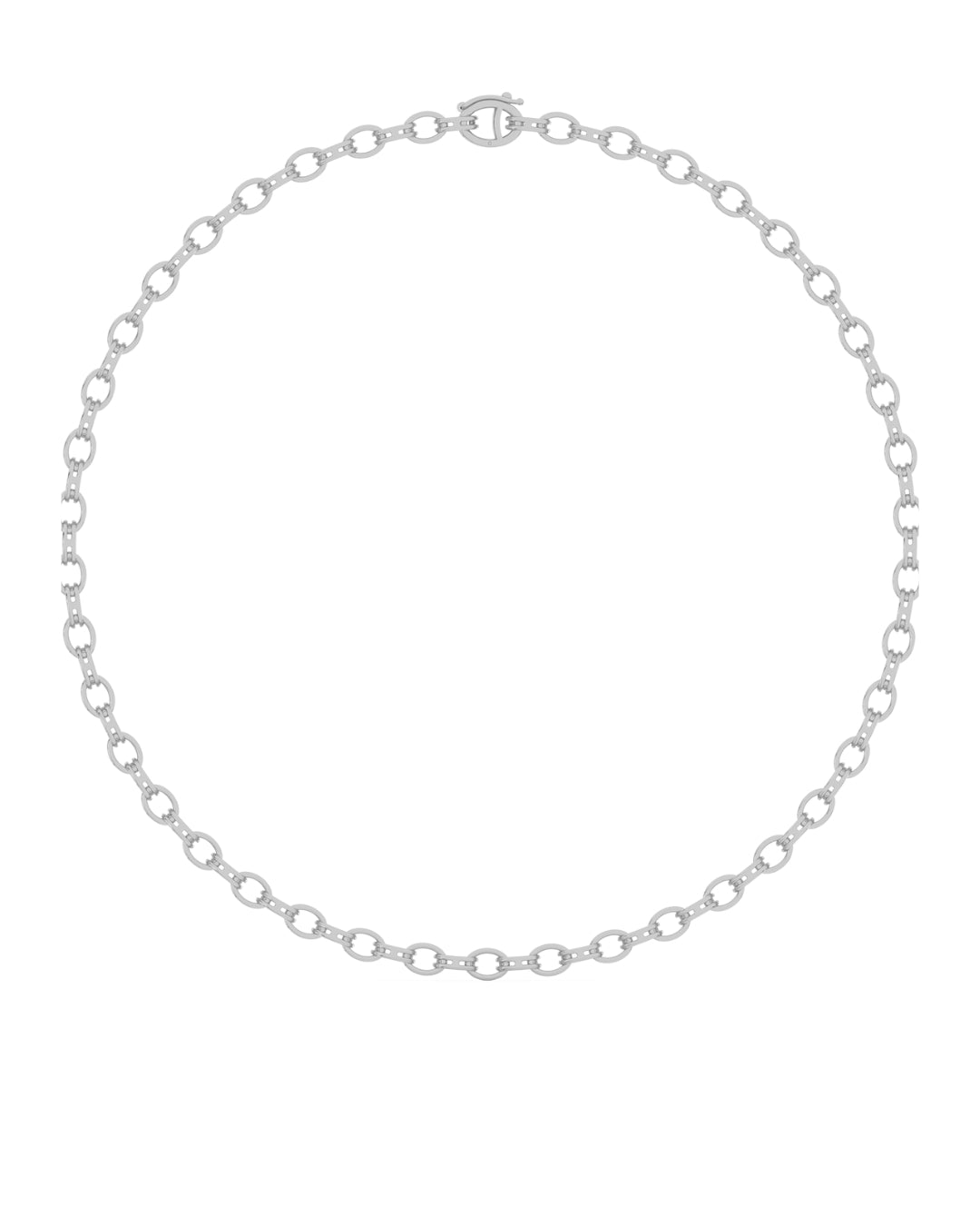 ORIGINALS Sterling Silver Frame Nano Link Necklace