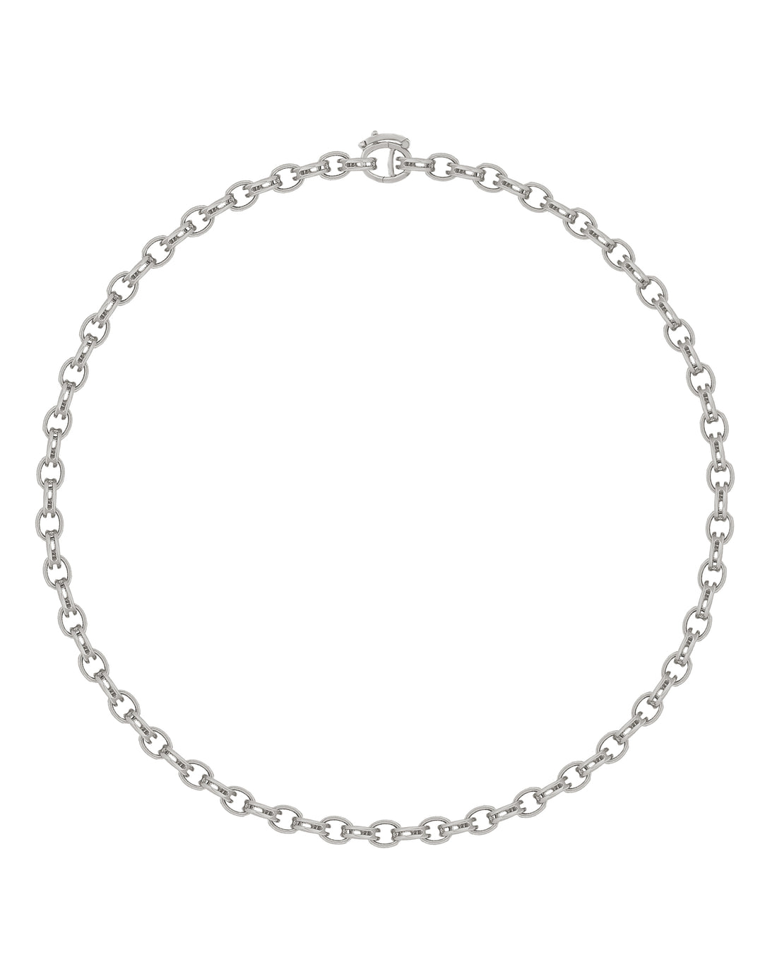 Frame Nano Link Sterling Silver Necklace