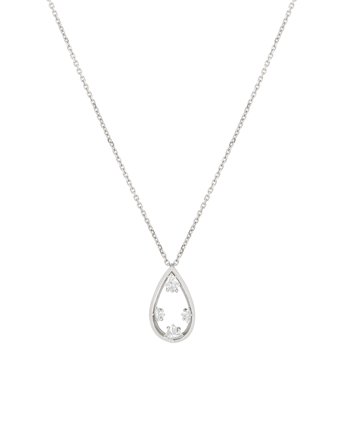 Process Empty Tears Diamond Necklace