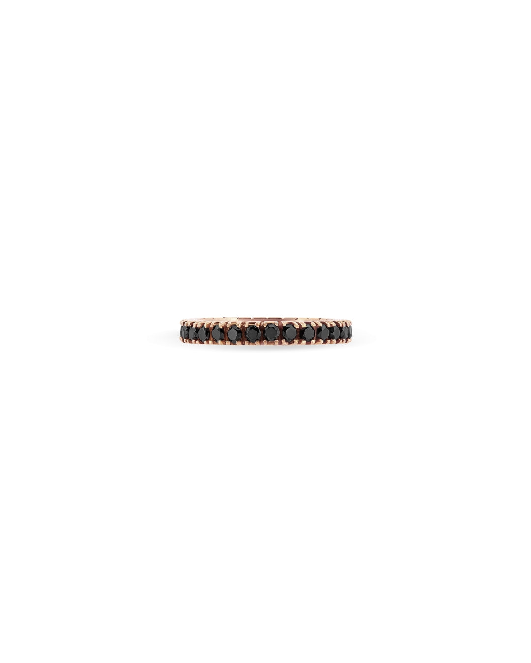 Aura Infinity Black Diamond Ring