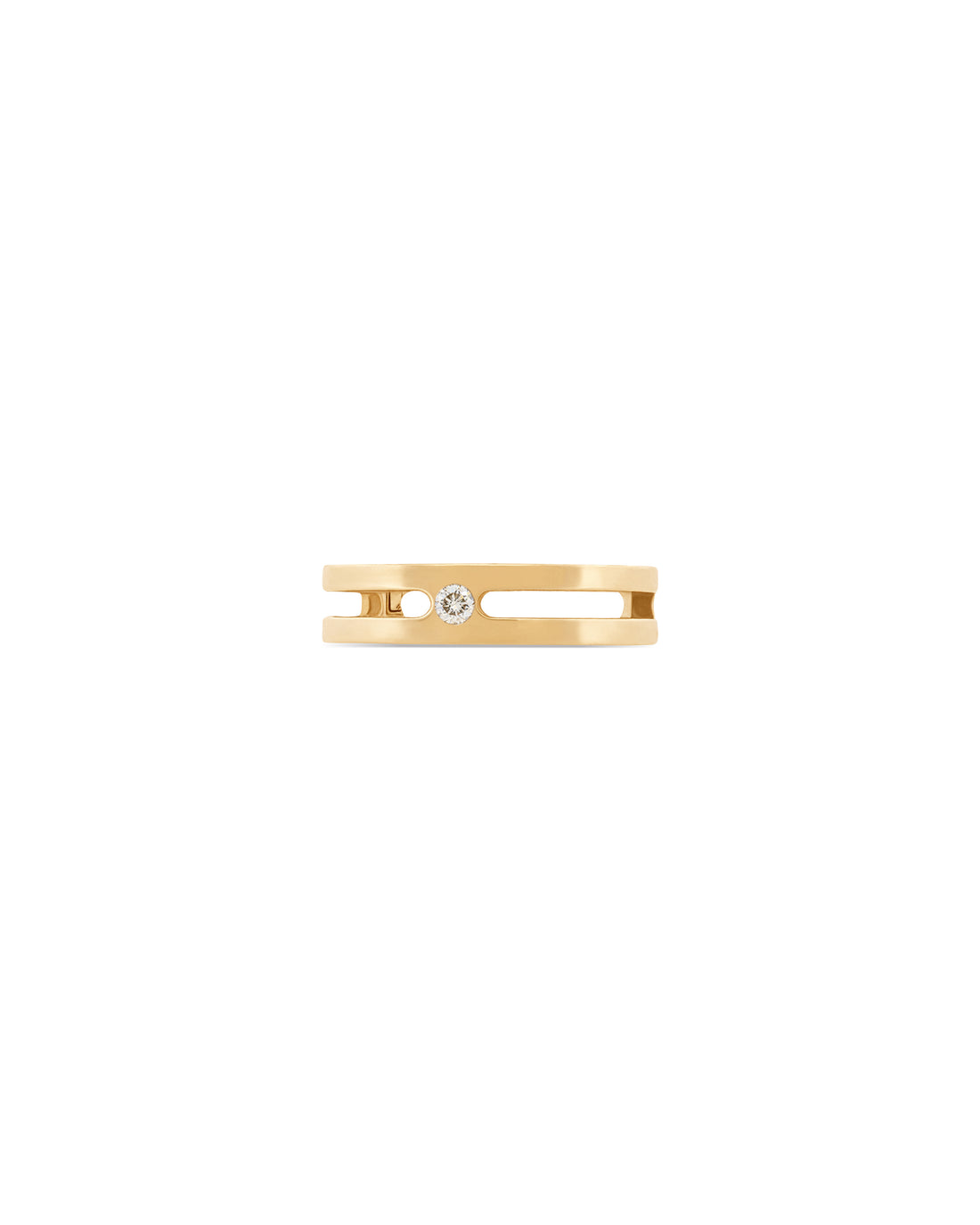 Frame Micro Diamond Accent Ring