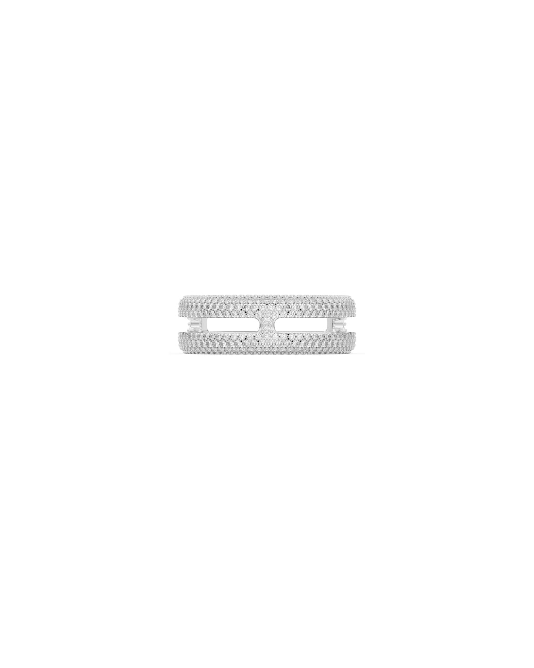 Frame Midi Pavé Diamond Ring