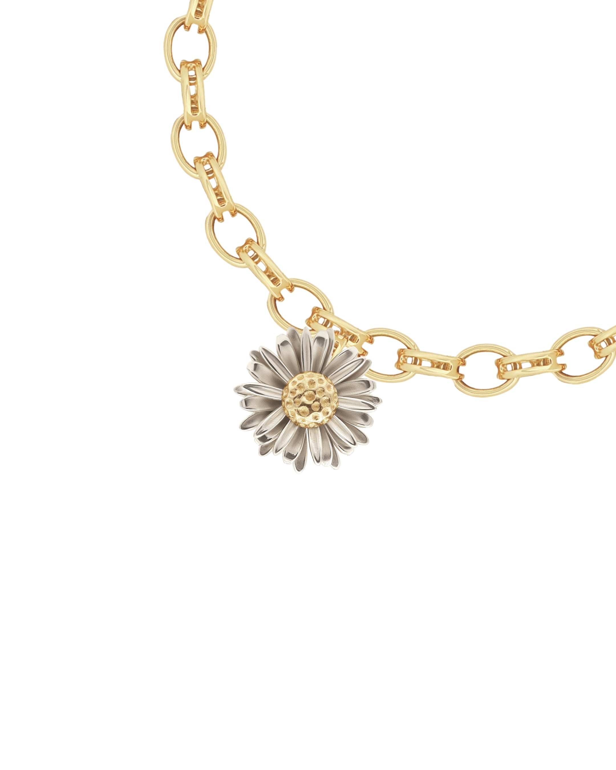 Maxi Daisy Gold Charm Bracelet