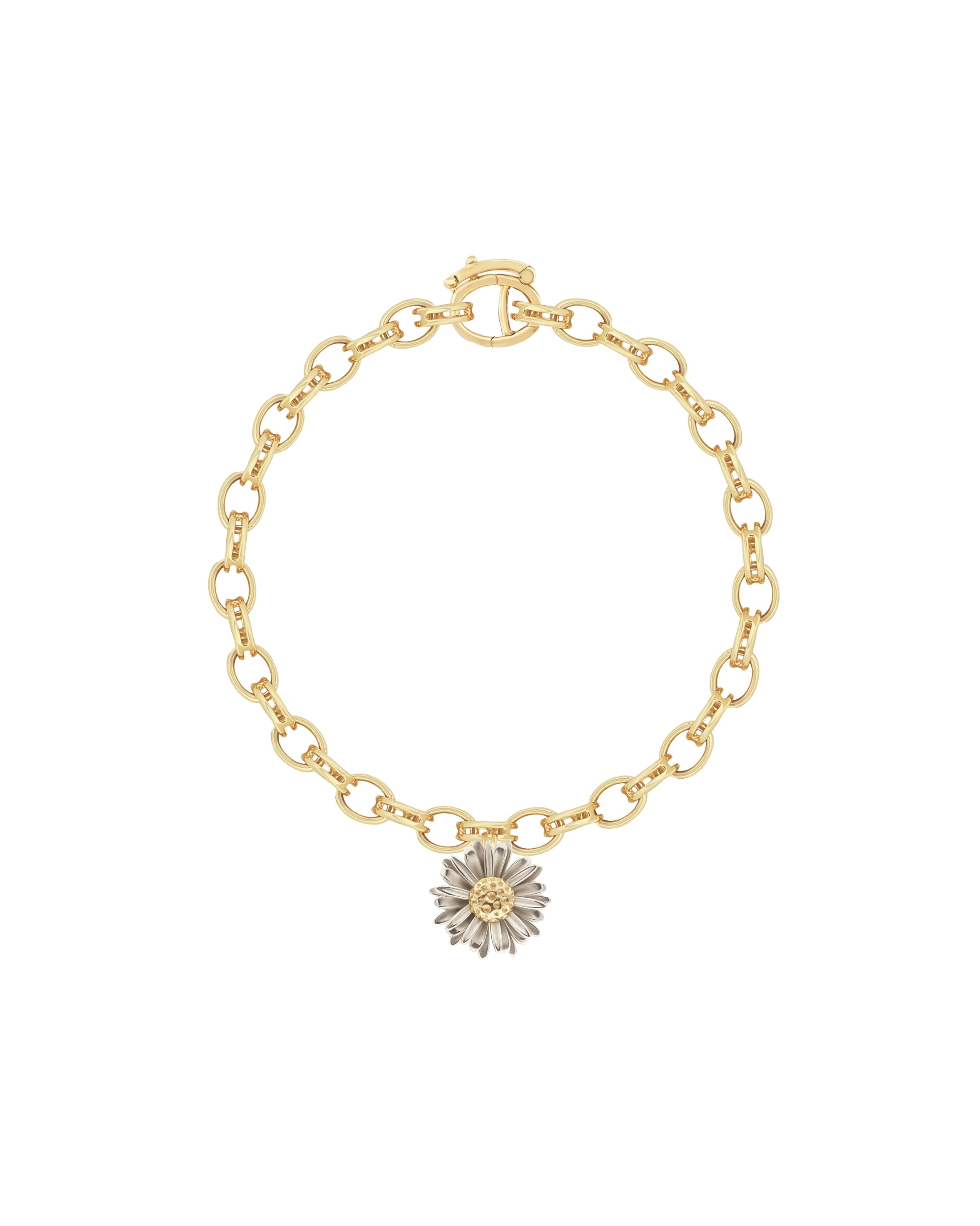 Maxi Daisy Gold Charm Bracelet