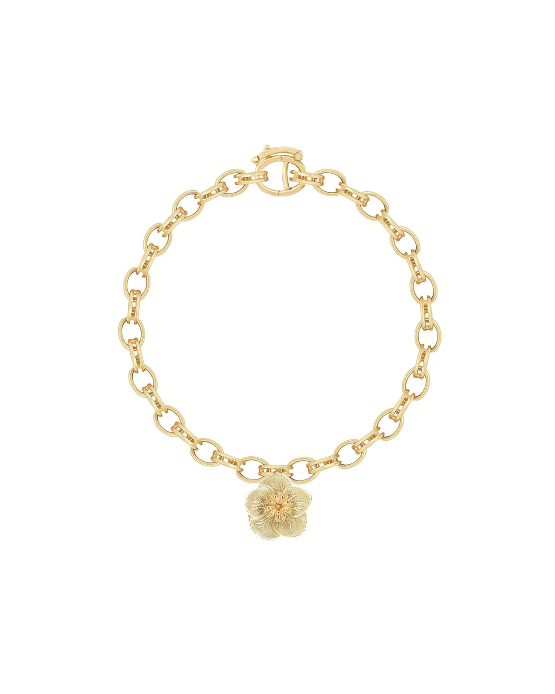 Flora Maxi Hellebore Charm Bracelet