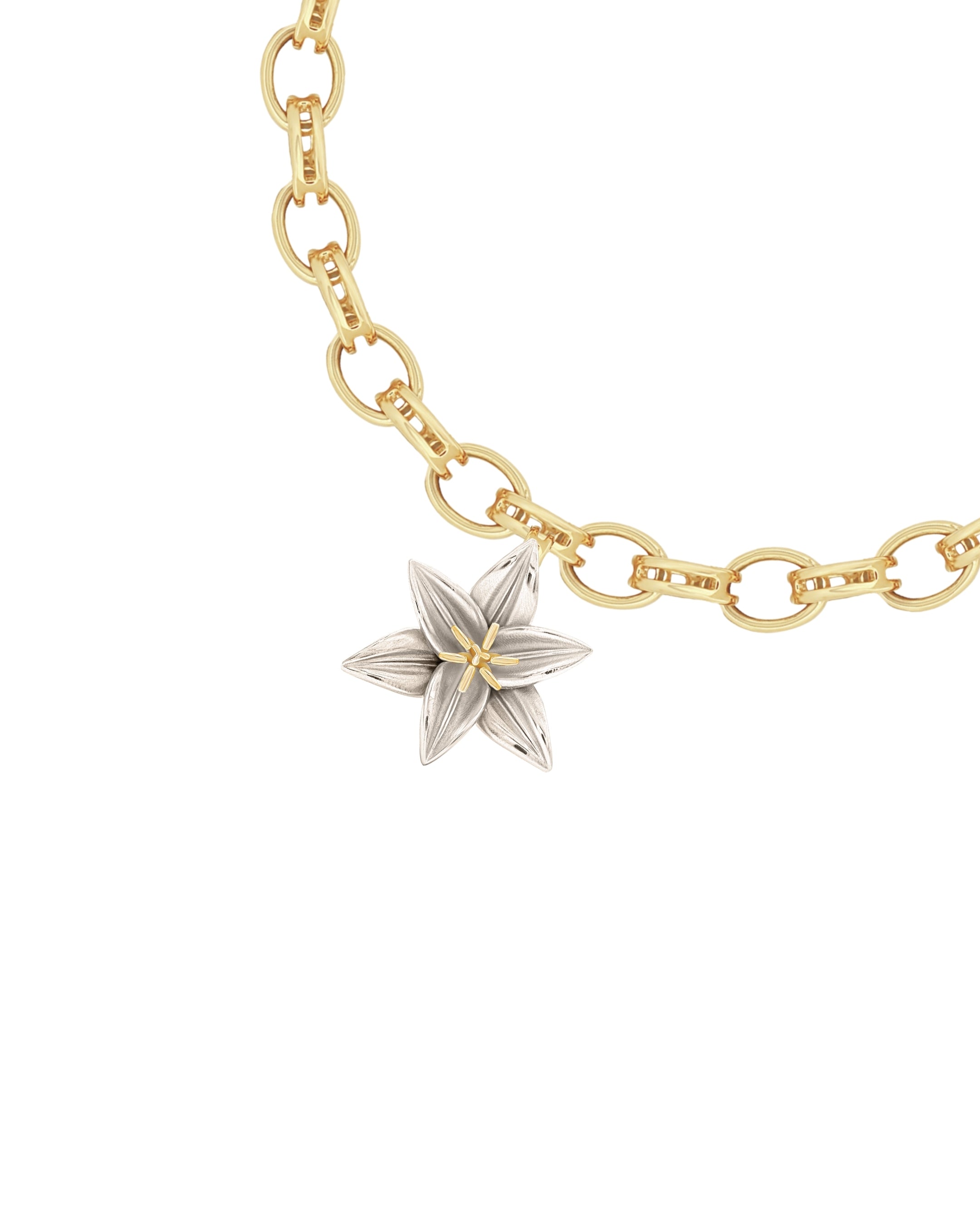 Maxi Lily Gold Charm Bracelet