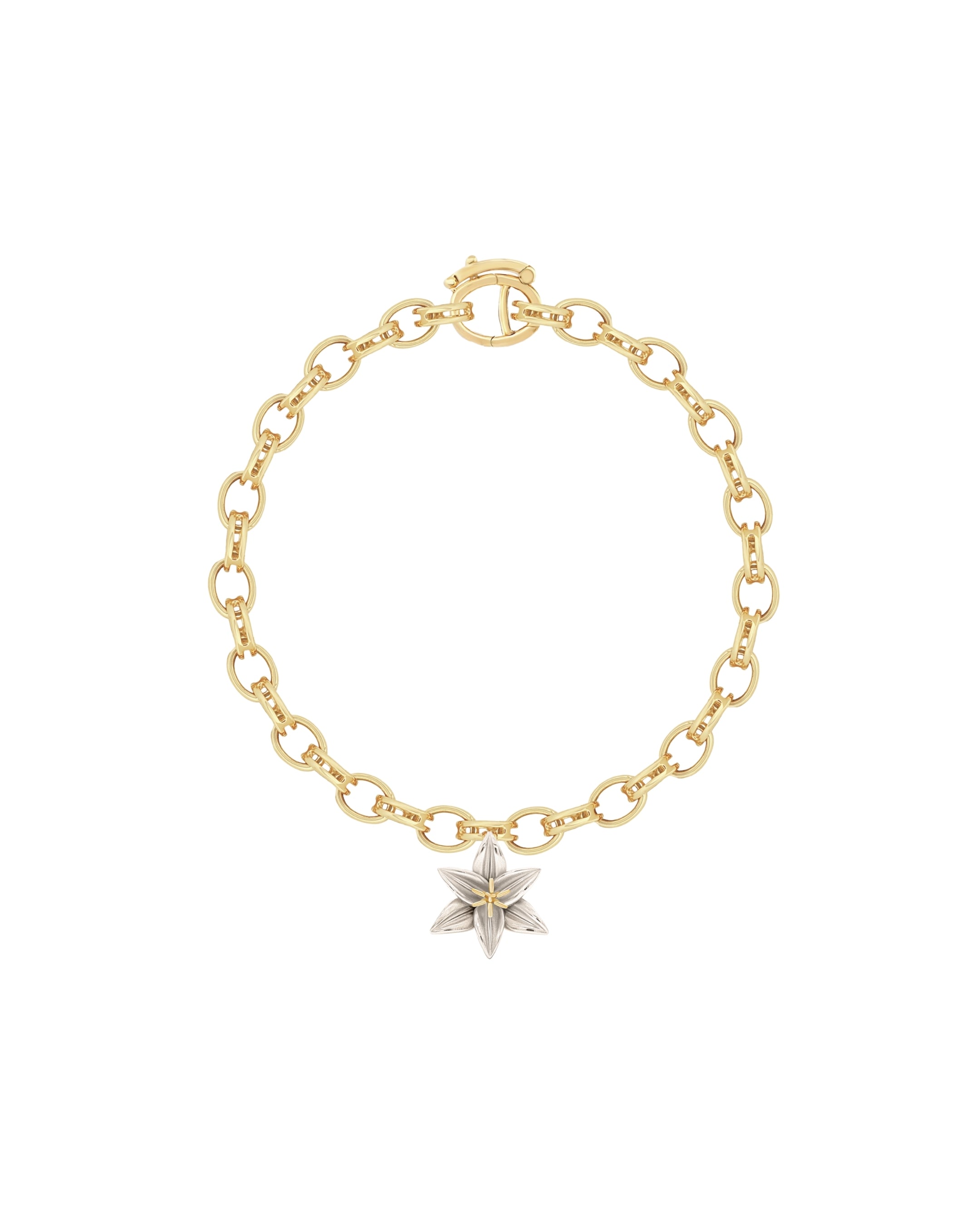 Maxi Lily Gold Charm Bracelet