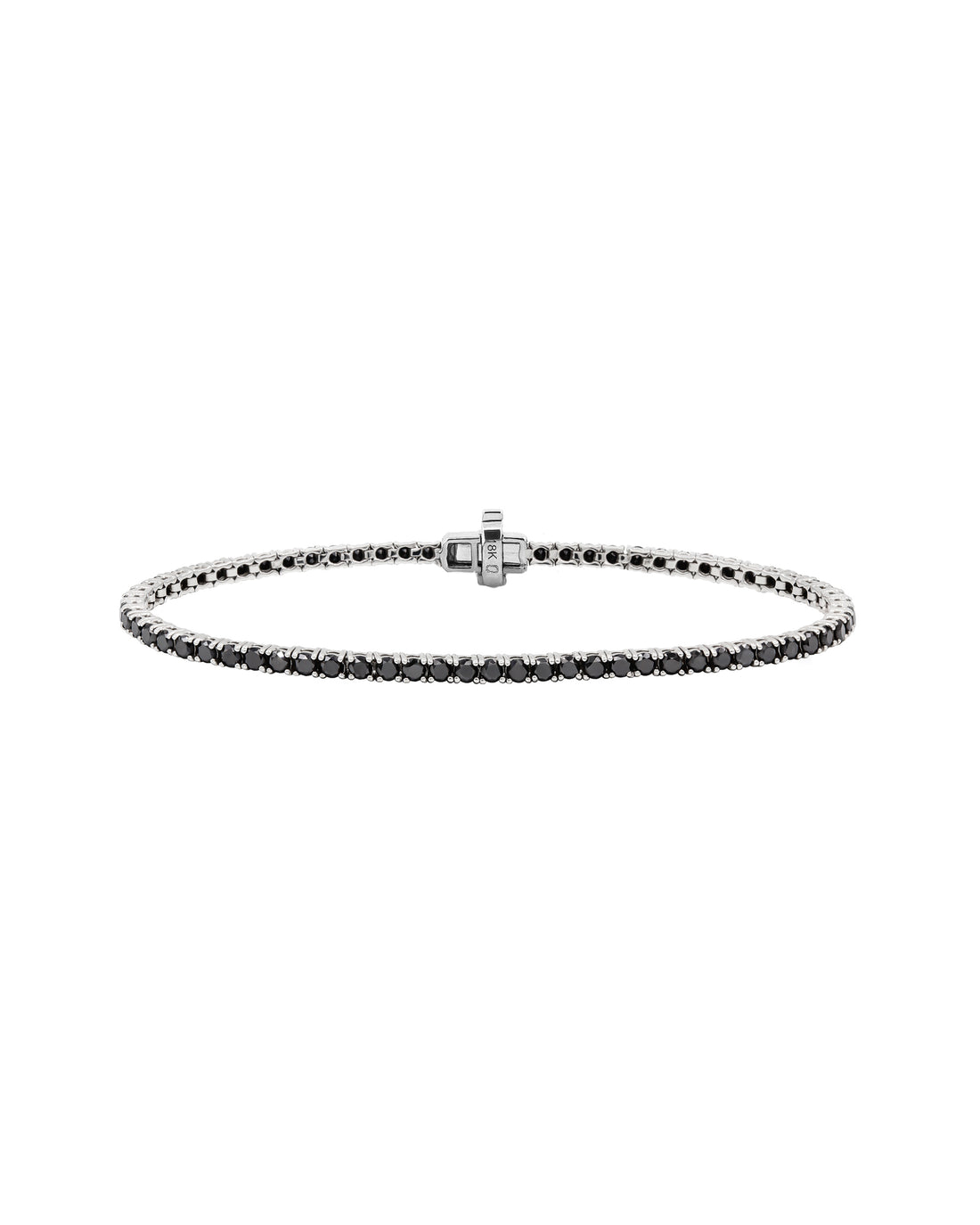 Aura Black Diamond Tennis Bracelet - 5pt