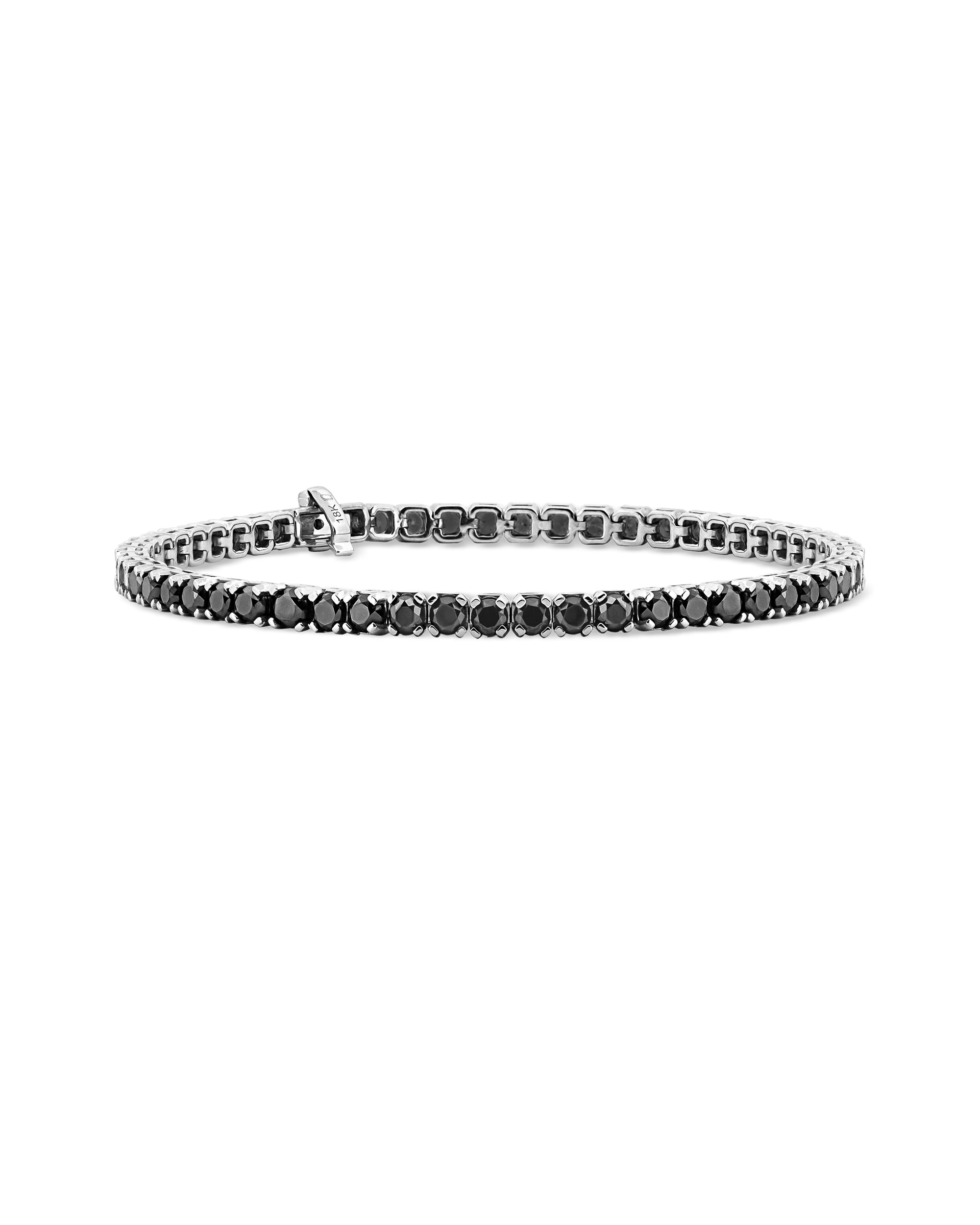 Aura Black Diamond Tennis Bracelet - 8pt