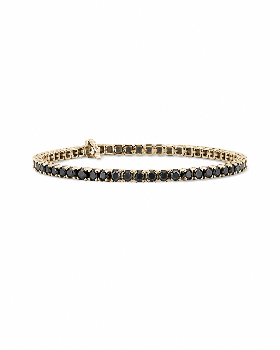 Aura Black Diamond Tennis Bracelet - 8pt